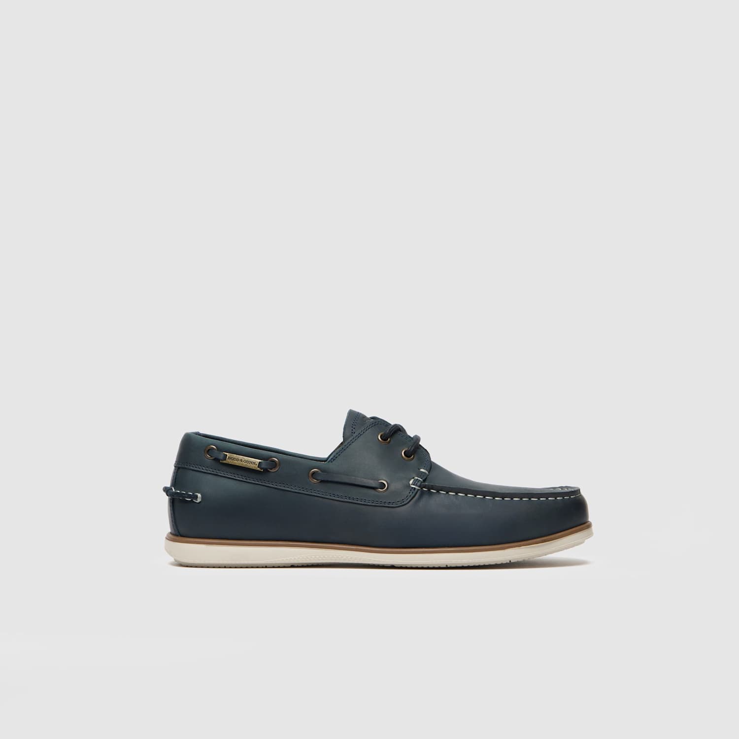 Rodd & Gunn Men's Leather Boat Shoes - 8 - Navy - Available at M&S