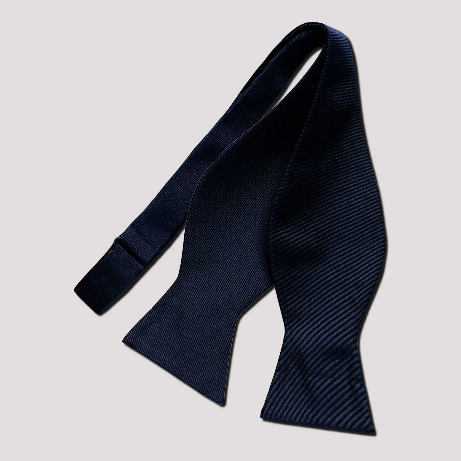 Hawes & Curtis Men's Pure Silk Bow Tie - Navy - Available at M&S
