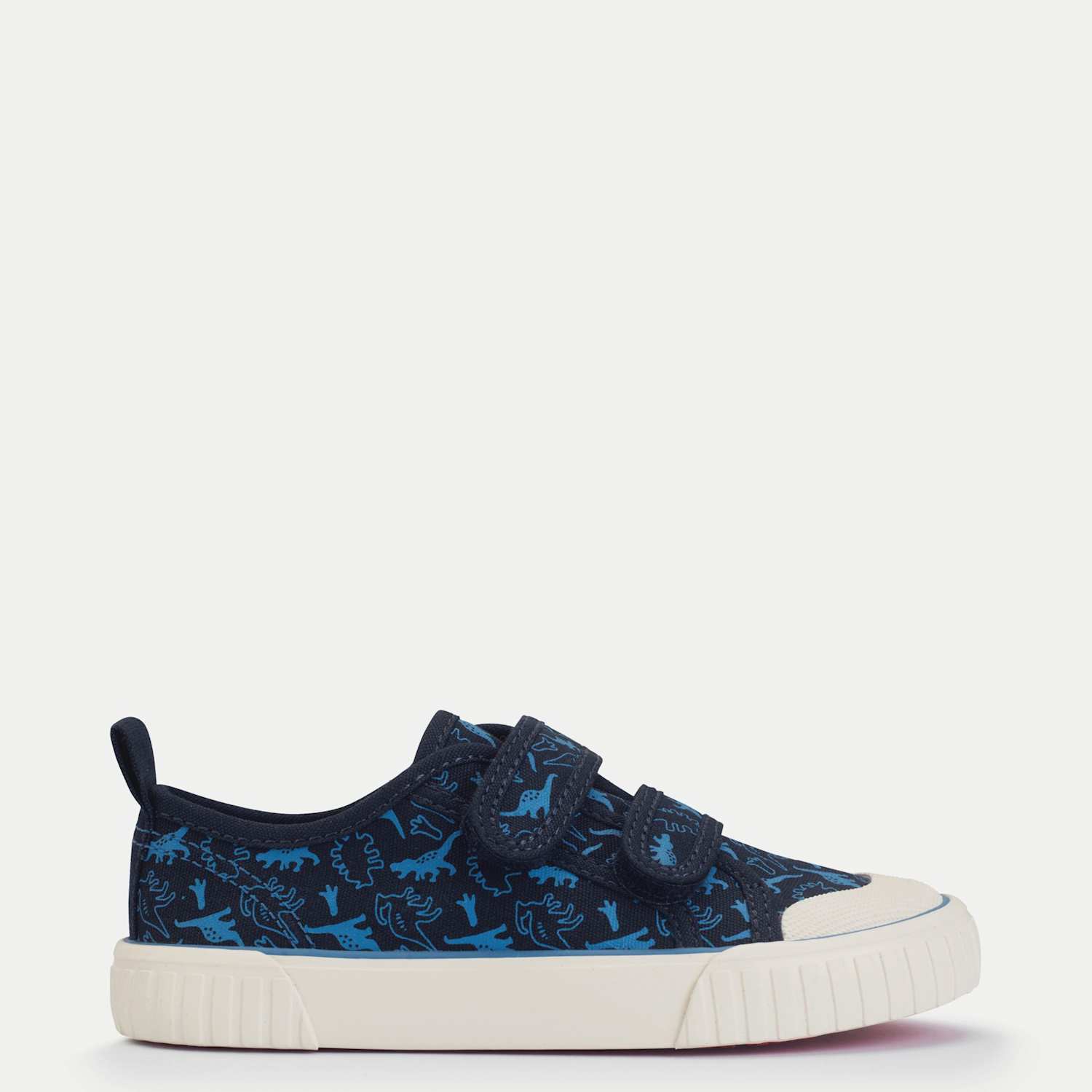 Start-Rite Boys Leather Riptape Dinosaur Trainers (6 Small-3 Large) - 9 - Navy Mix - Available at M&S