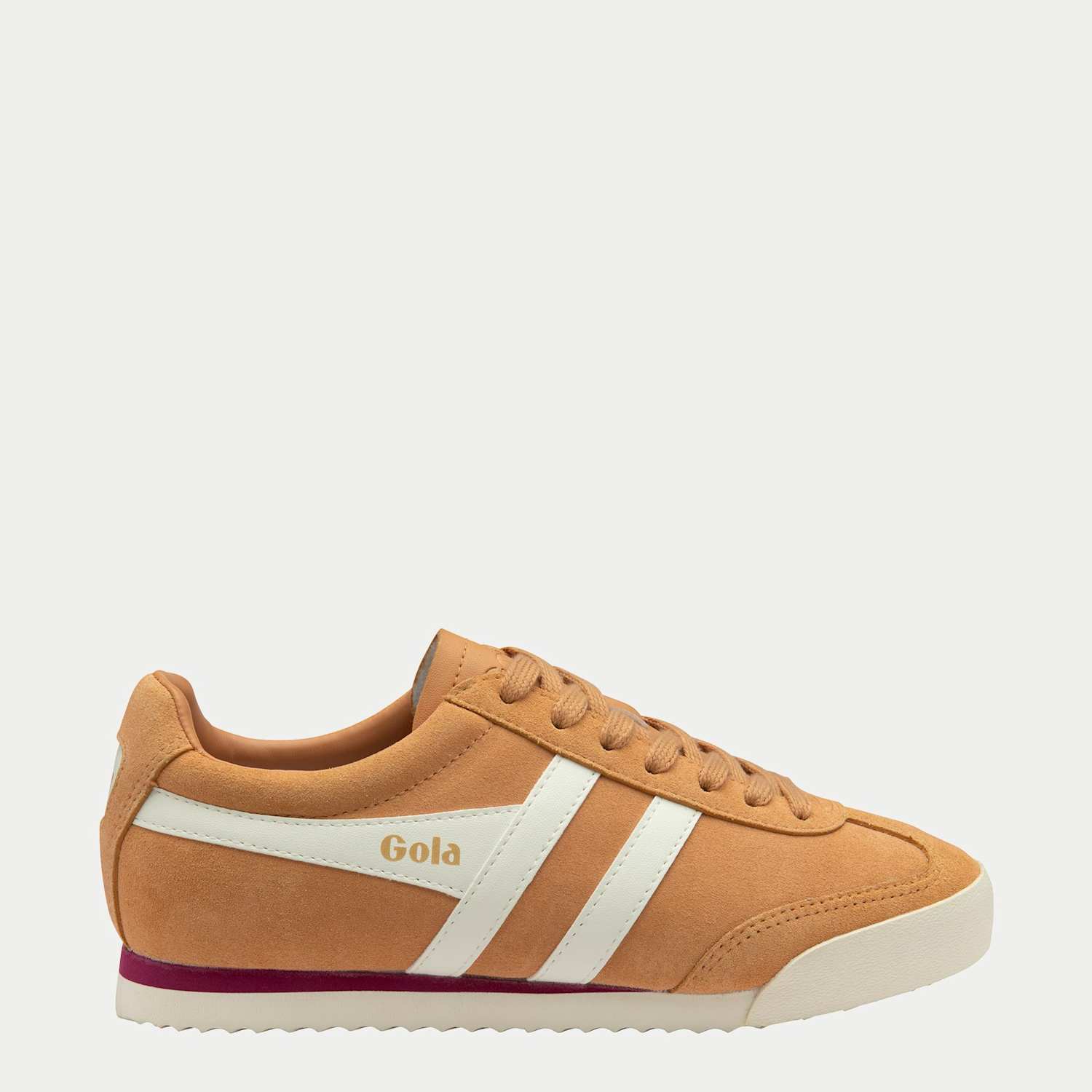 Gola Women's Apollo Suede Lace Up Trainers - 7 - Pink Mix - Available at M&S