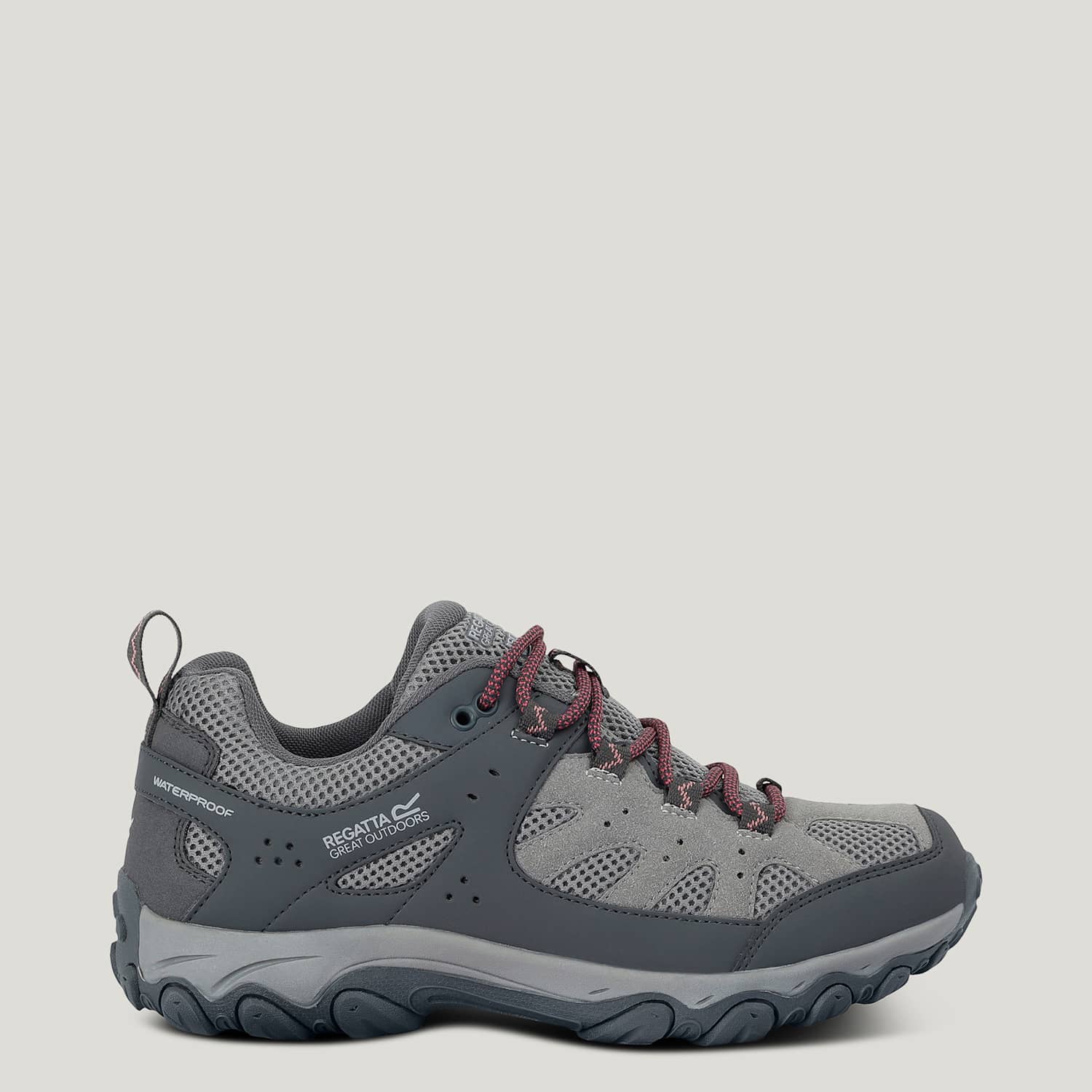 Regatta Women's Edgepoint IV Waterproof Walking Shoes - 4 - Grey Mix - Available at M&S
