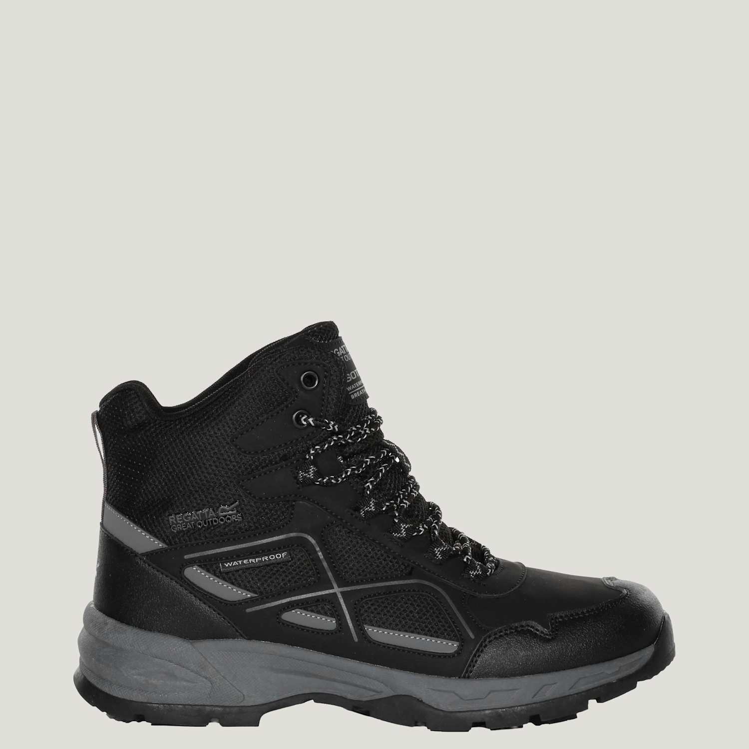 Regatta Men's Vendeavour Waterproof Walking Boots - 11 - Black - Available at M&S