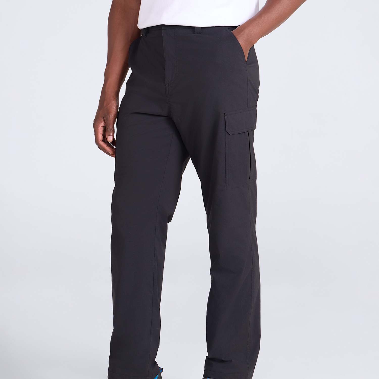 Mountain Warehouse Men's Delta UV Max Fleece Lined Trekking Trousers - 34 - Black - Available at M&S