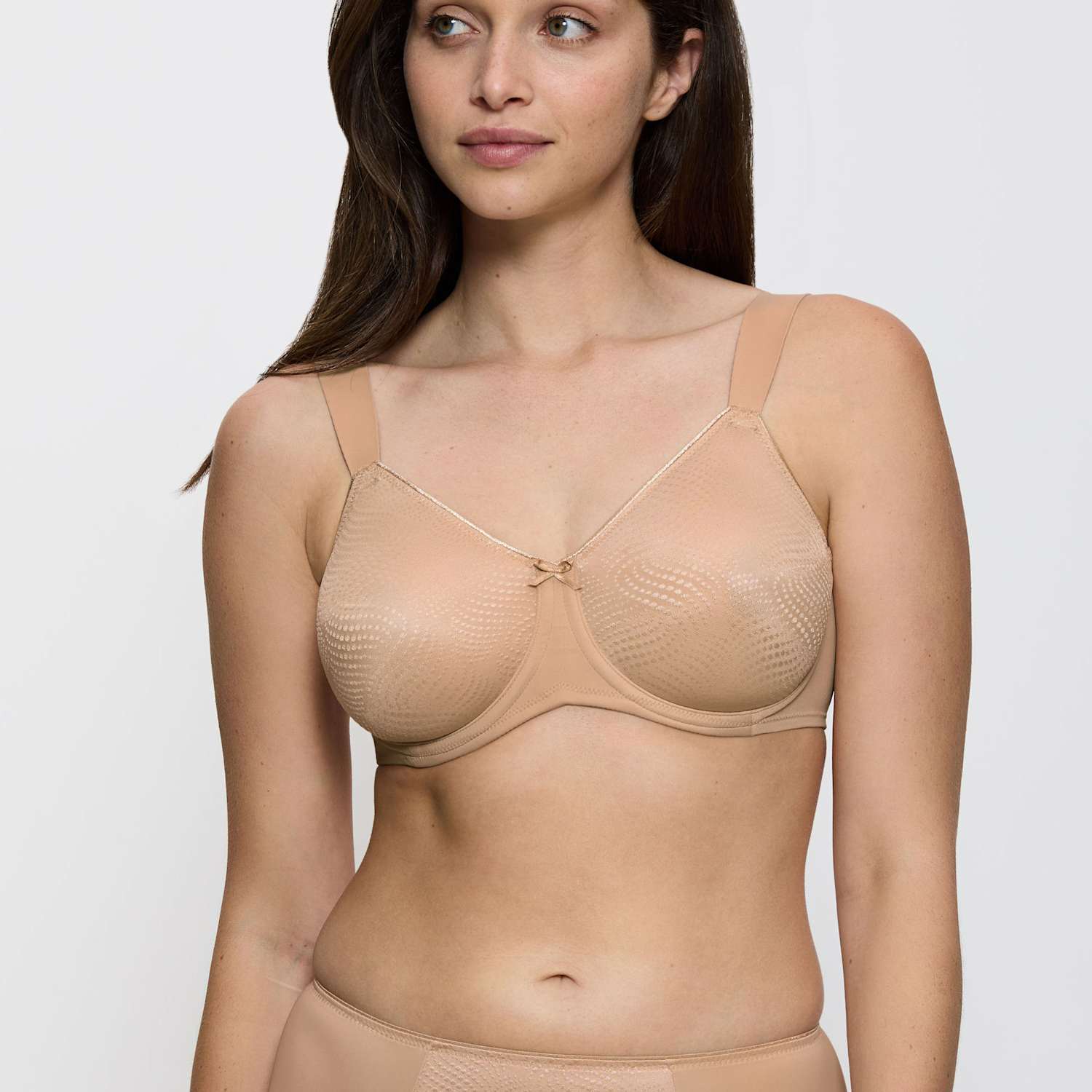 Triumph Women's Essential Wired Minimiser Bra C-F - 38DD - Beige - Available at M&S