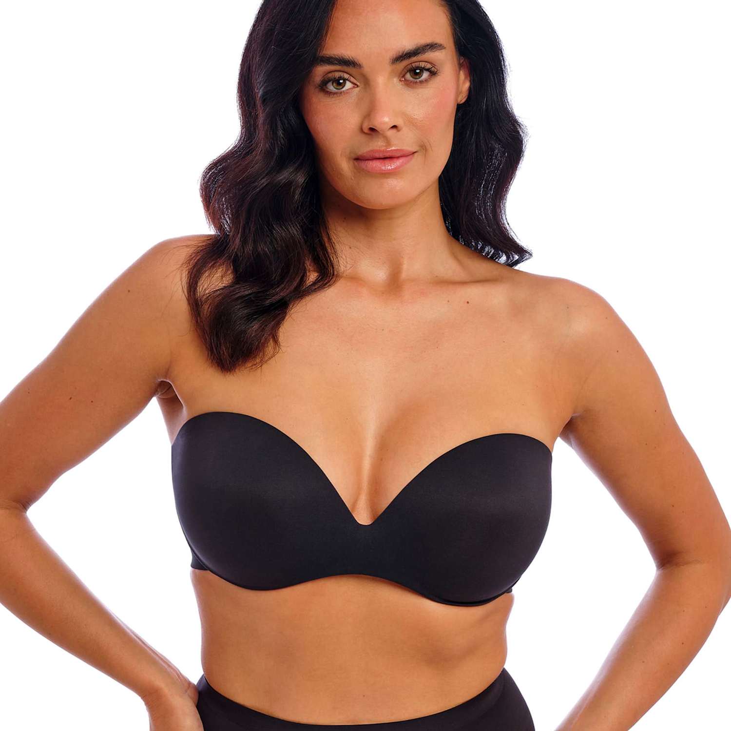 Wacoal Women's Ines Secret Strapless Wired Multiway Push-Up Bra C-F - 34D - Black - Available at M&S