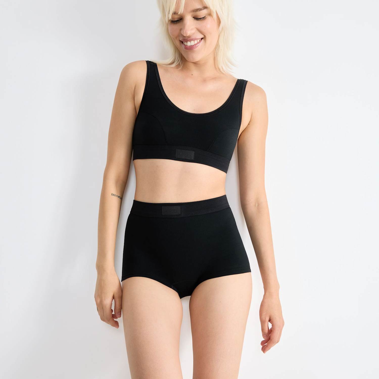 Sloggi Women's Double Comfort Cotton Rich High Rise Shorts - 18 - Black - Available at M&S