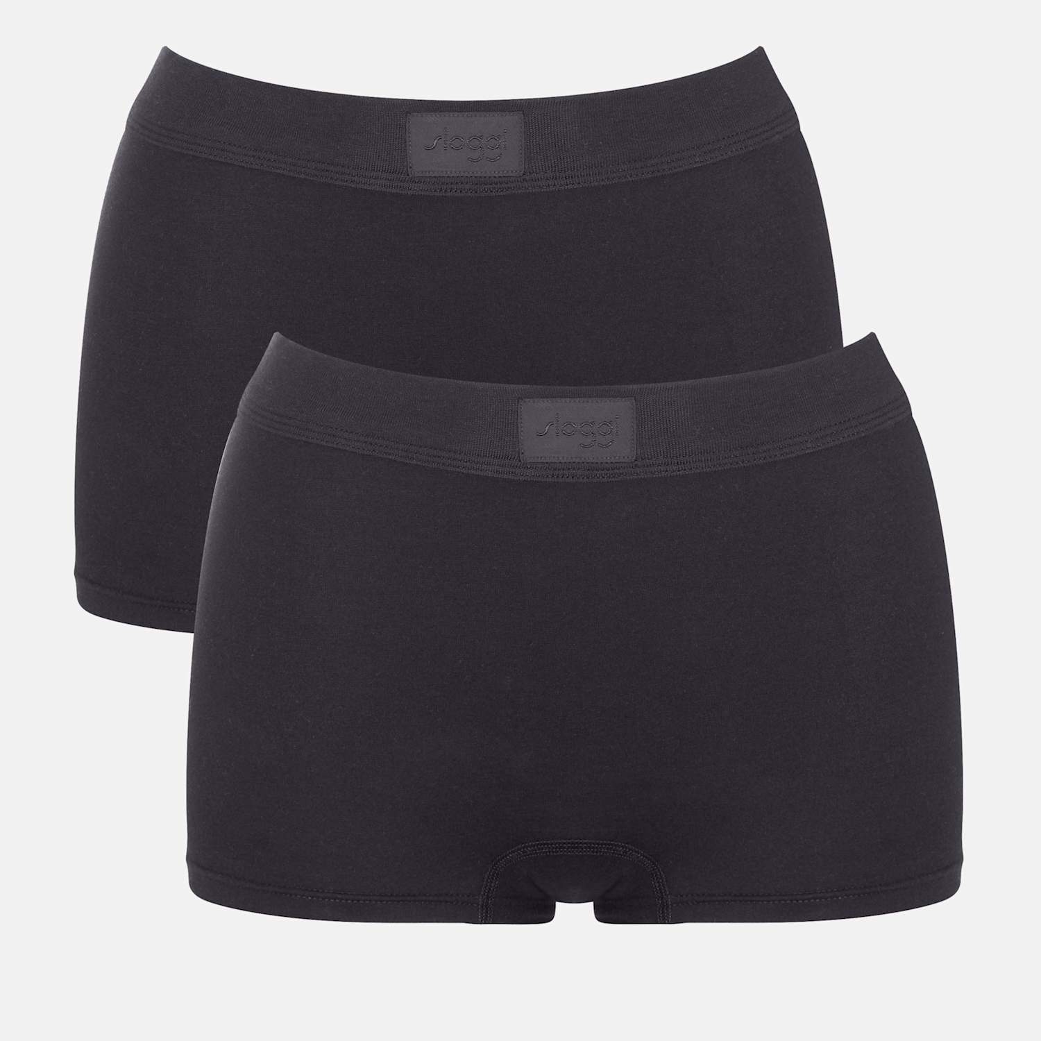 Sloggi Women's 2 Pack Double Comfort High Rise Shorts - 16 - Black - Available at M&S