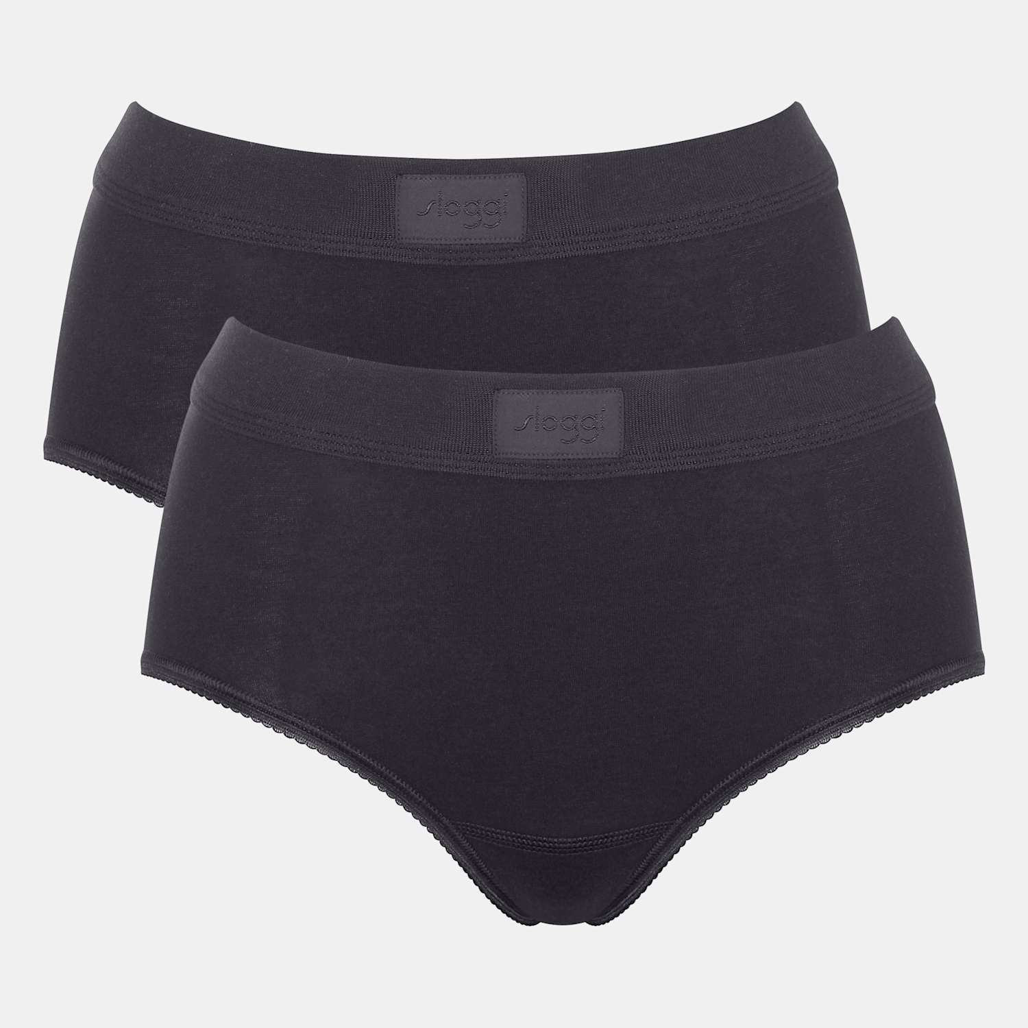 Sloggi Women's 2 Pack Double Comfort Maxi Full Briefs - 18 - Black - Available at M&S