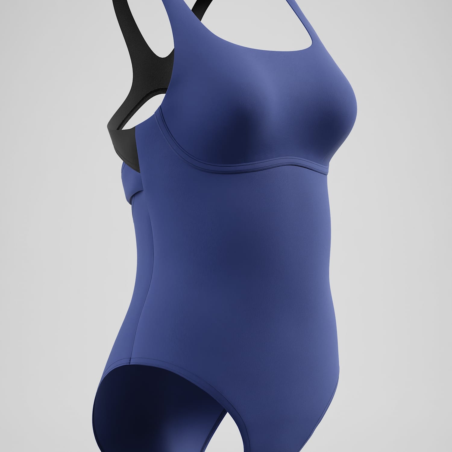 Speedo Women's Solid Flex Band Swimsuit - 30 - Blue - Available at M&S