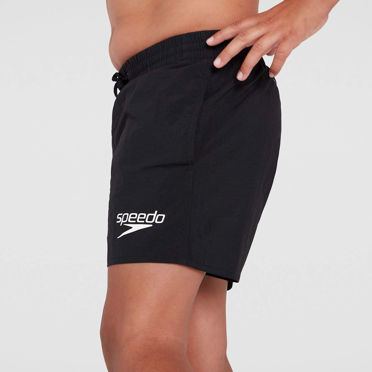 Speedo Boys Essentials 13" Swim Shorts - Extra - Black - Available at M&S