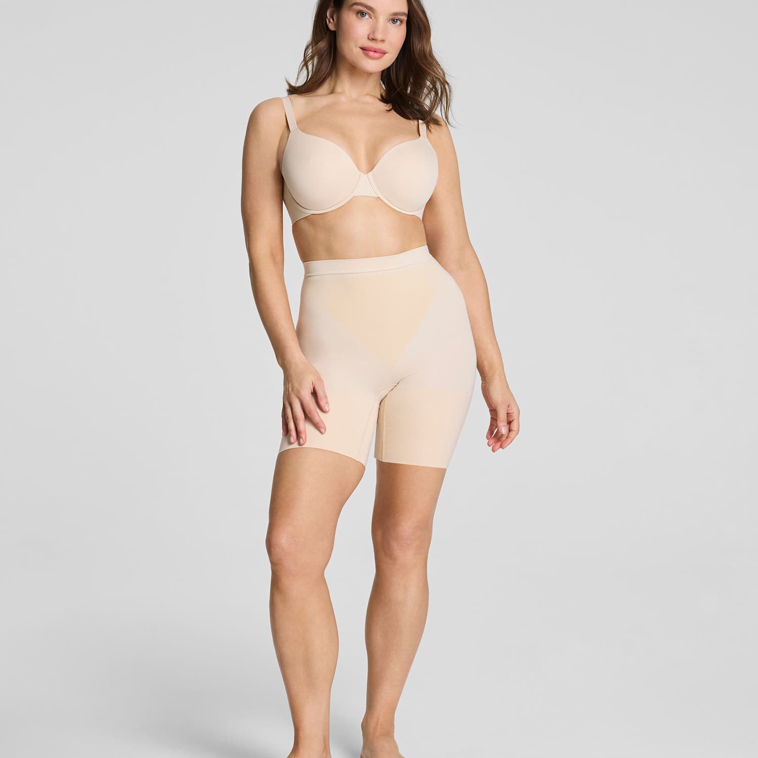 Women's SPANXsculpt GoFigure Firm Control Shorts - Small - Cream - Available at M&S