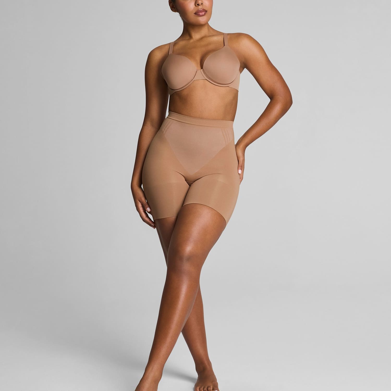Women's SPANXsculpt GoFigure Firm Control Shorts - XX Large - Camel - Available at M&S