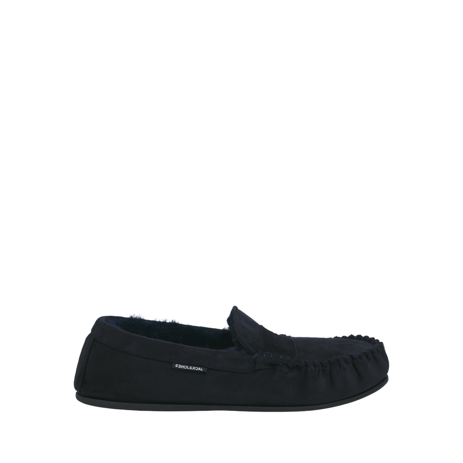 Jack & Jones Men's Moccasin Slippers - 8 - Navy - Available at M&S