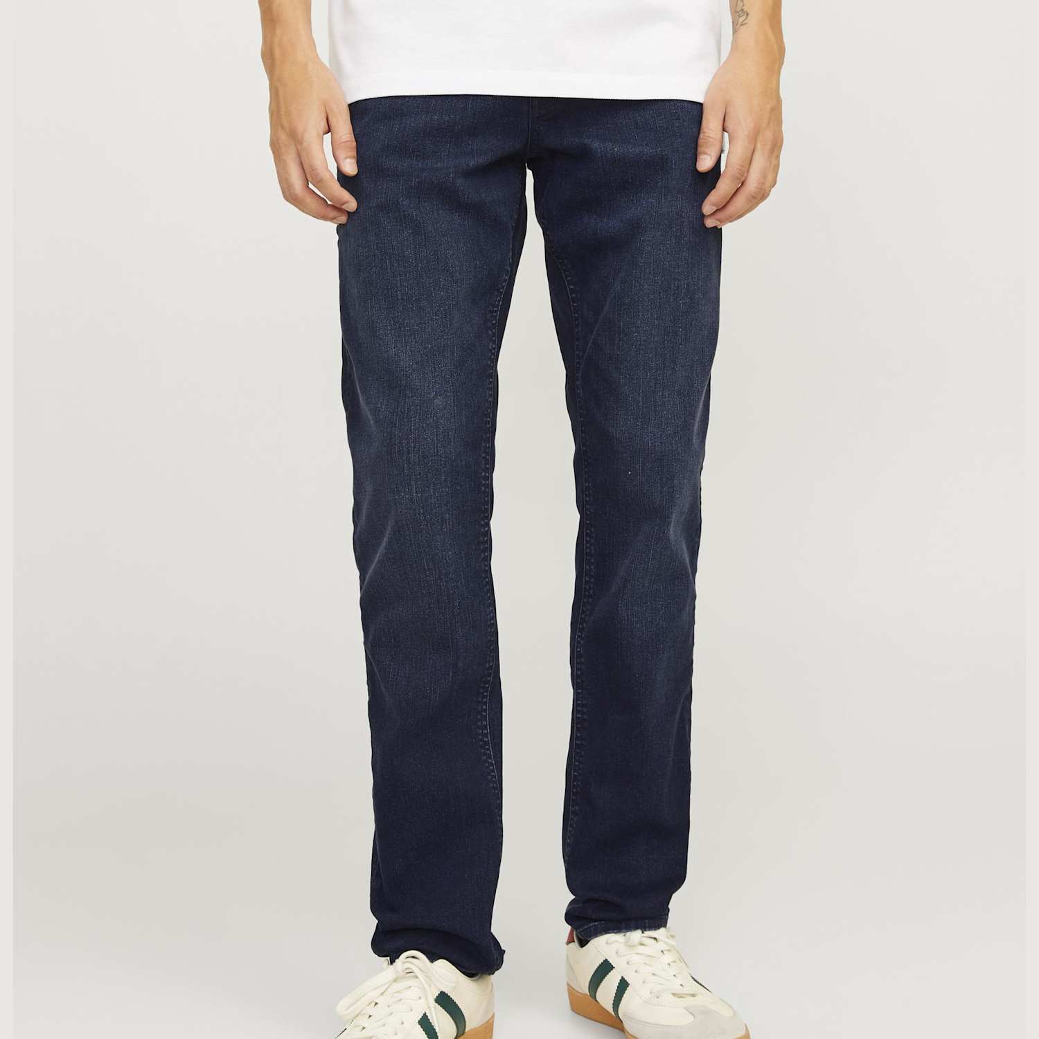 Jack & Jones Men's Slim Fit 5 Pocket Jeans - 36/32in - Blue - Available at M&S
