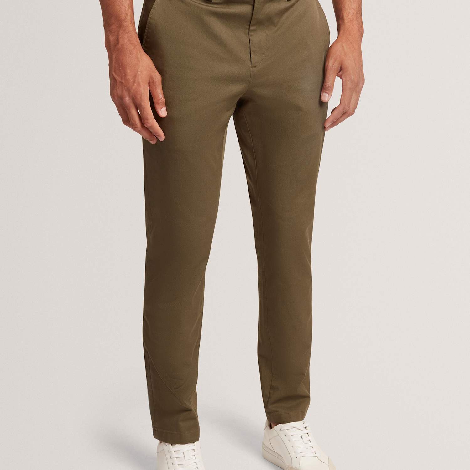 Ted Baker Men's Regular Fit Chinos - 34 - Khaki - Available at M&S
