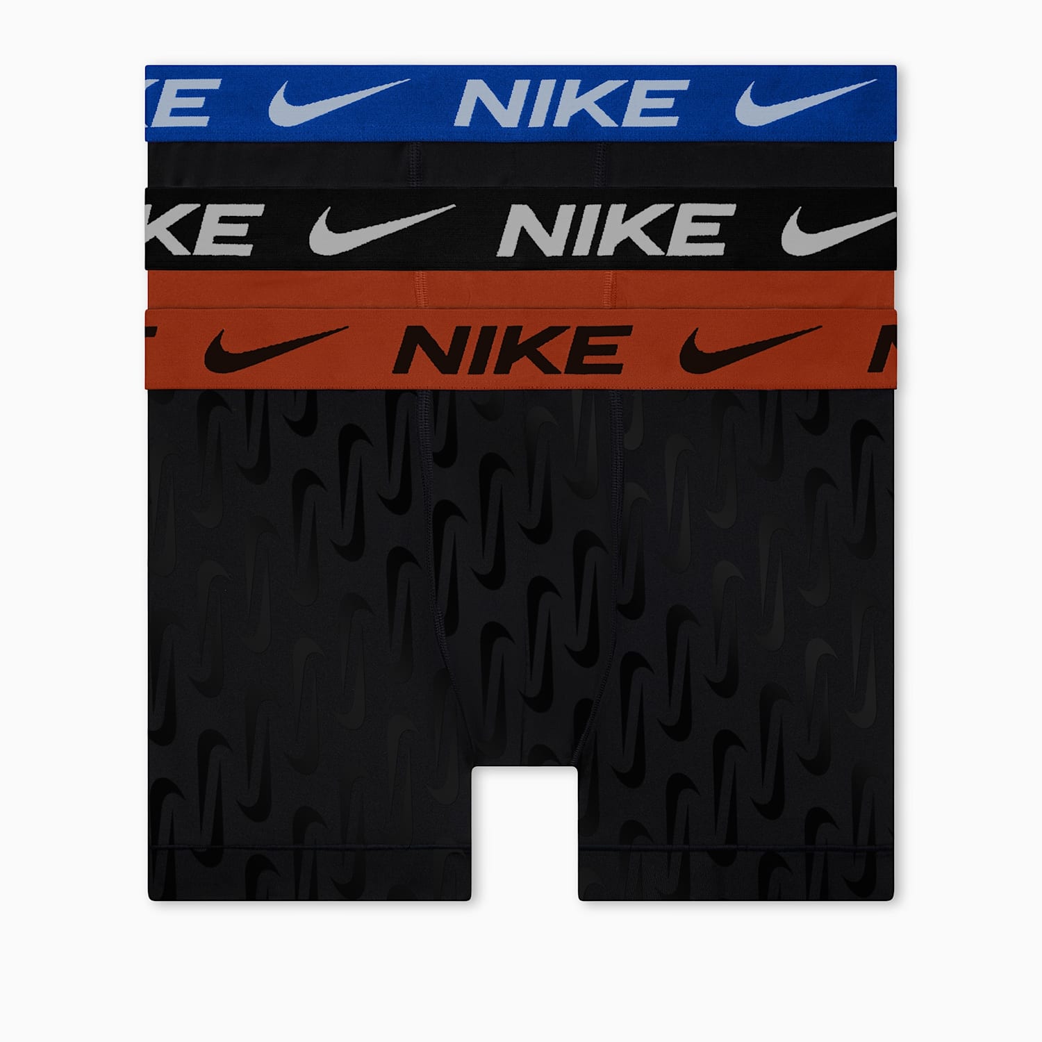 Nike Men's 3 Pack Dri-FIT Essential Trunks - XL - Orange Mix - Available at M&S