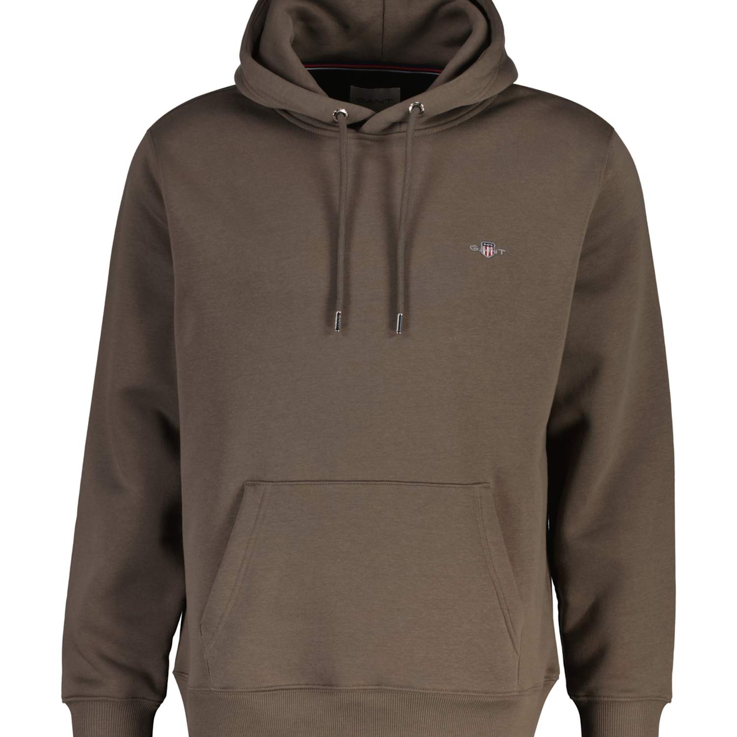 Gant Men's Pure Cotton Hoodie - M - Taupe - Available at M&S