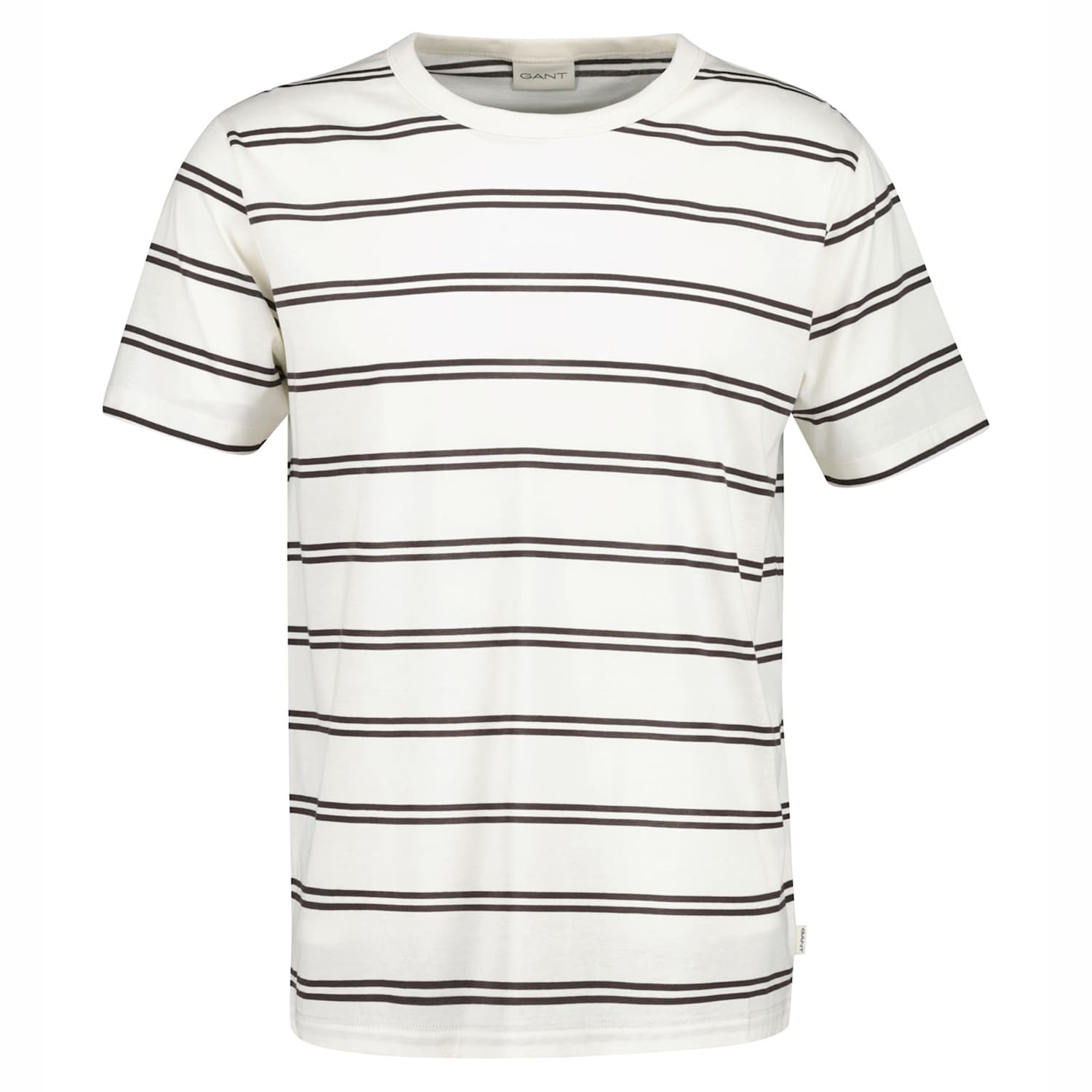 Gant Men's Pure Supima CottonStriped T-Shirt - XL - Cream Mix - Available at M&S