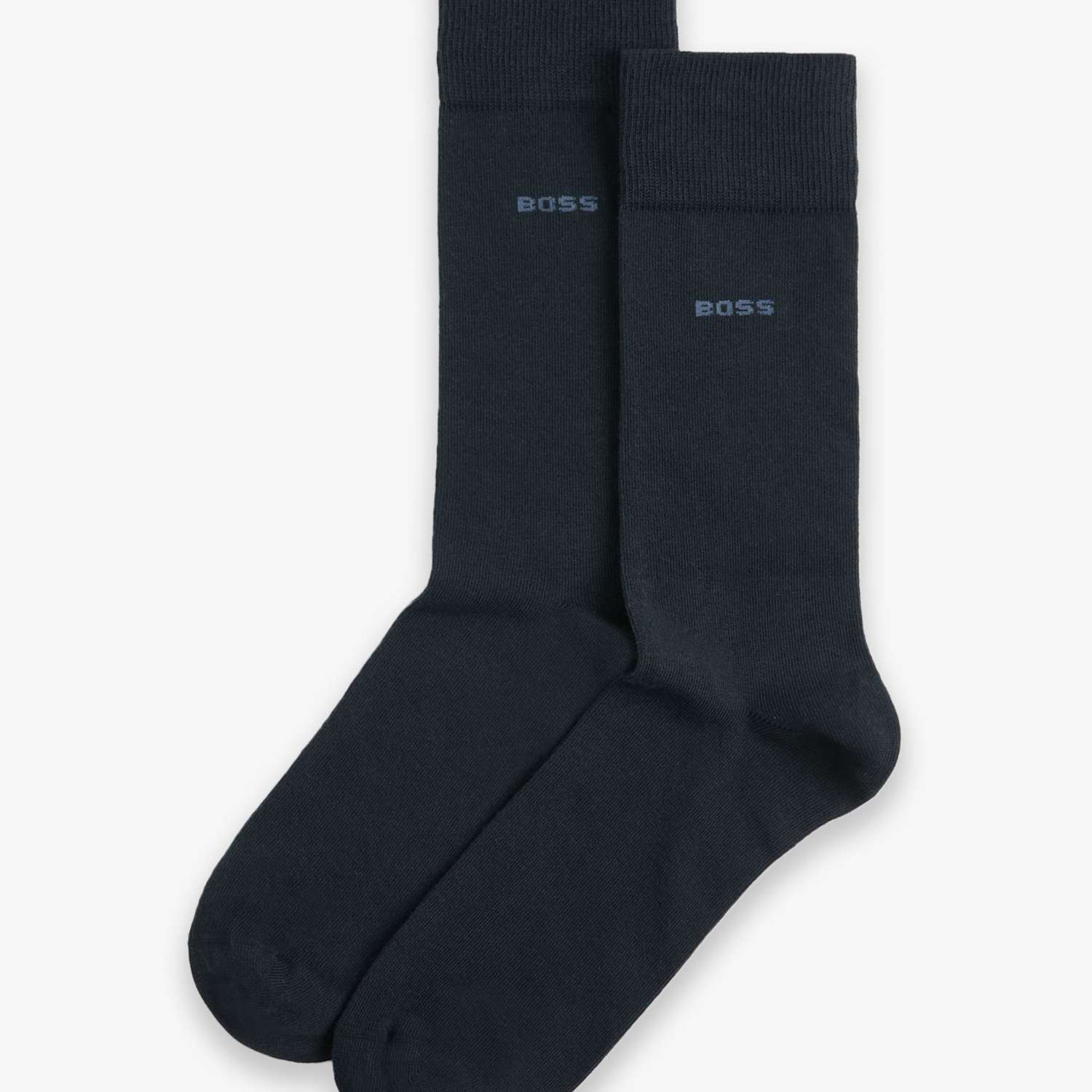 Boss Men's 2 Pack Cotton Rich Ankle Socks - 9-11 - Navy - Available at M&S