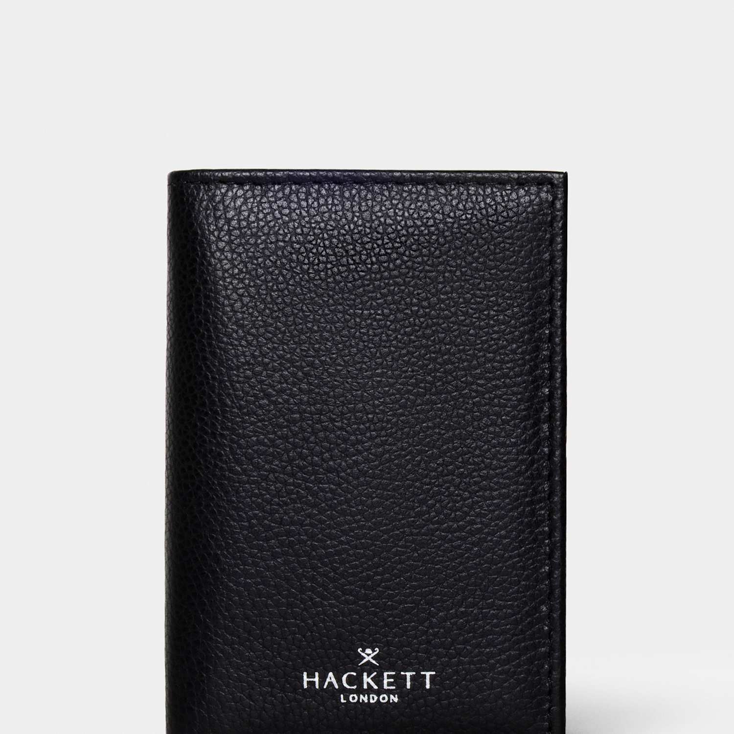 Hackett Men's Leather Bifold Book Wallet - Black - Available at M&S