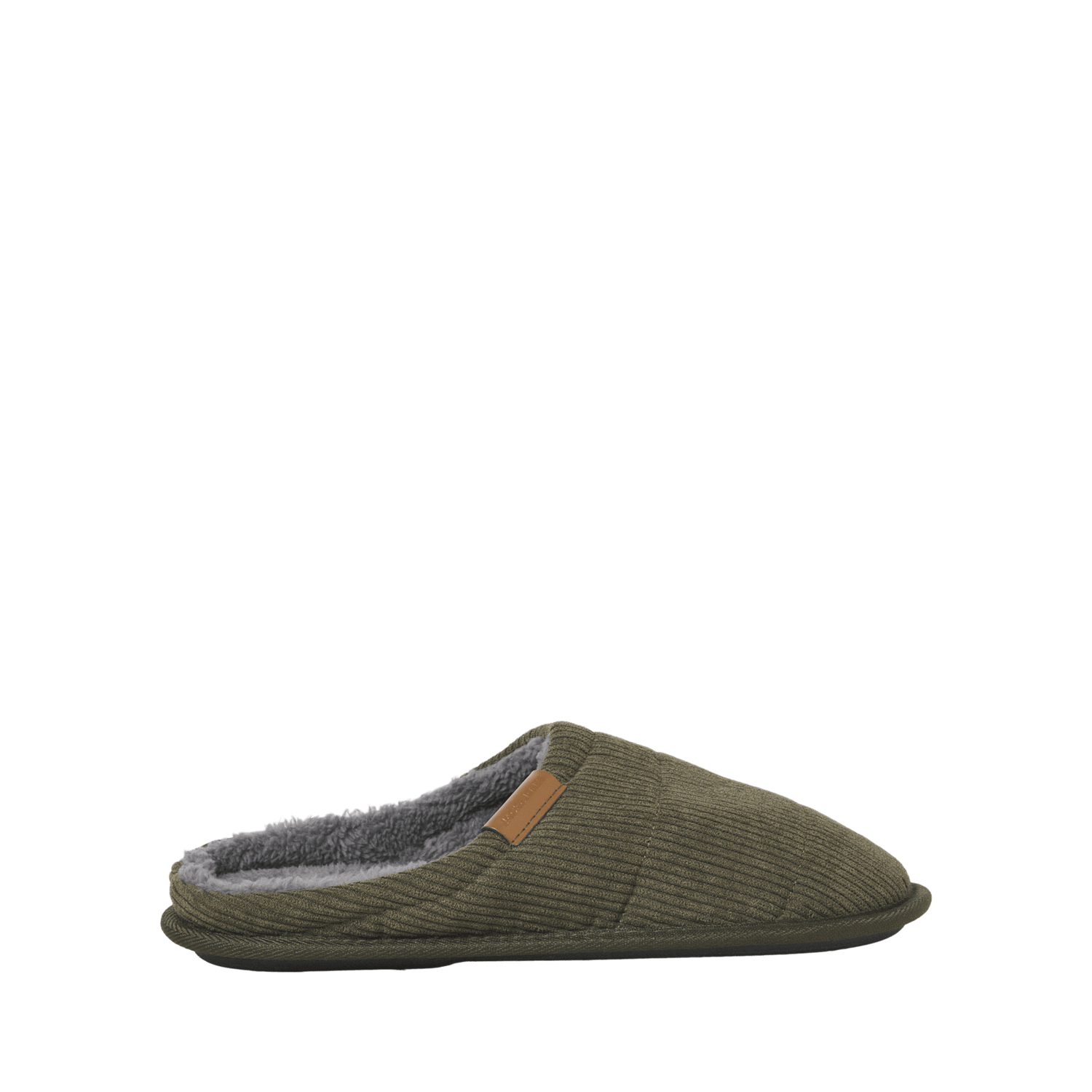 Jack & Jones Men's Corduroy Mule Slippers - 12 - Khaki - Available at M&S