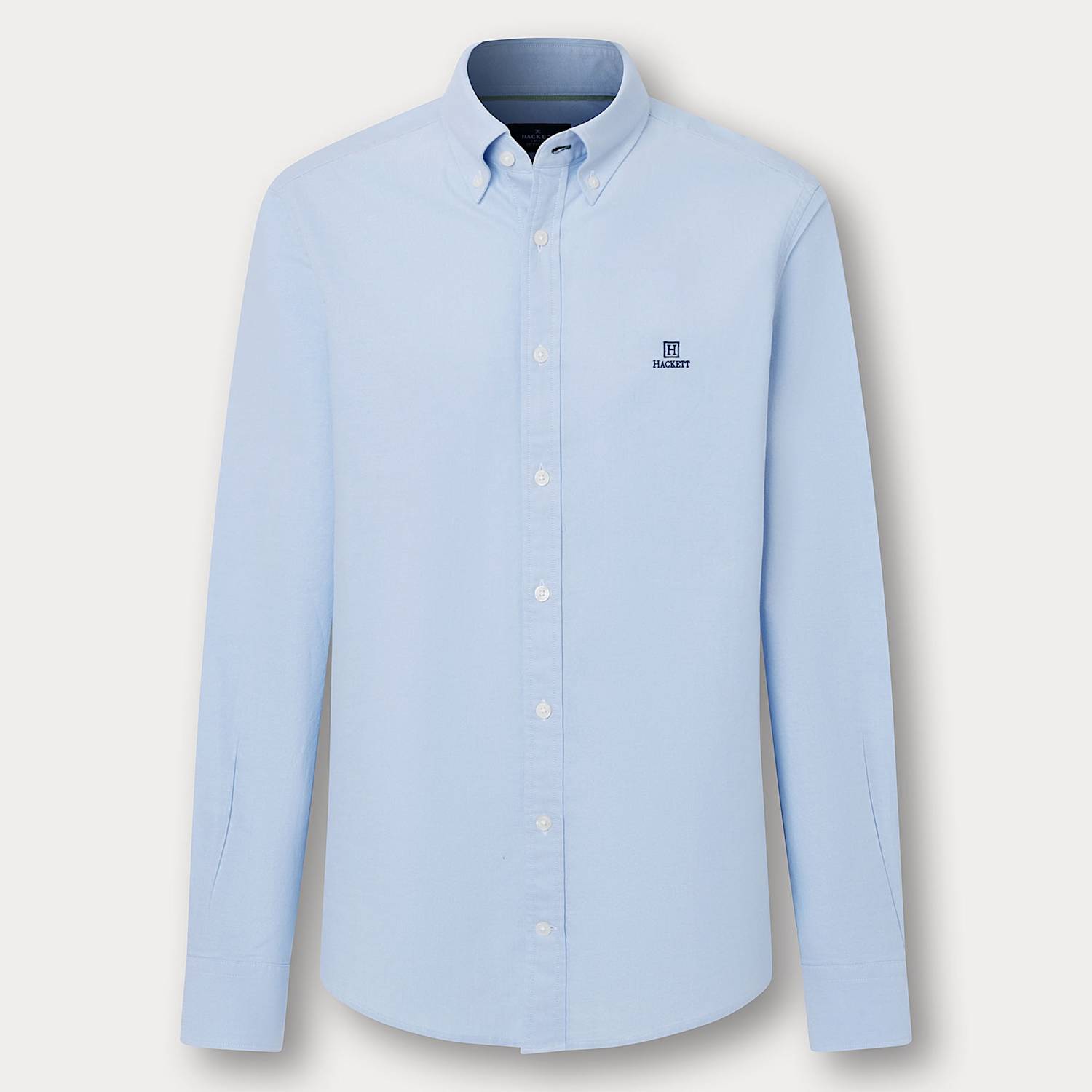 Hackett Men's Regular Fit Pure Cotton Oxford Shirt - XL - Navy Mix - Available at M&S