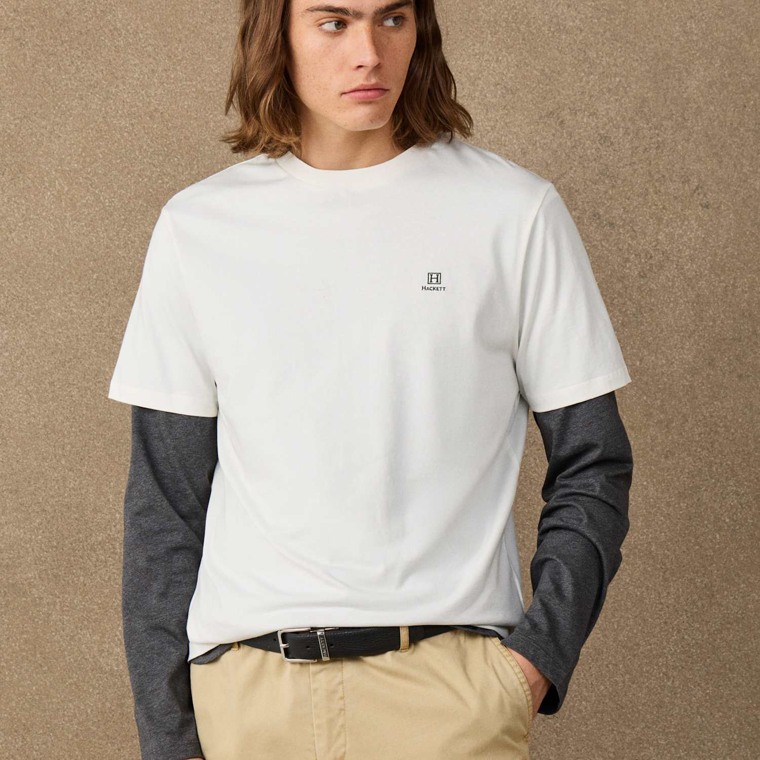 Hackett Men's Pure Cotton Crew Neck T-Shirt - XL - White - Available at M&S