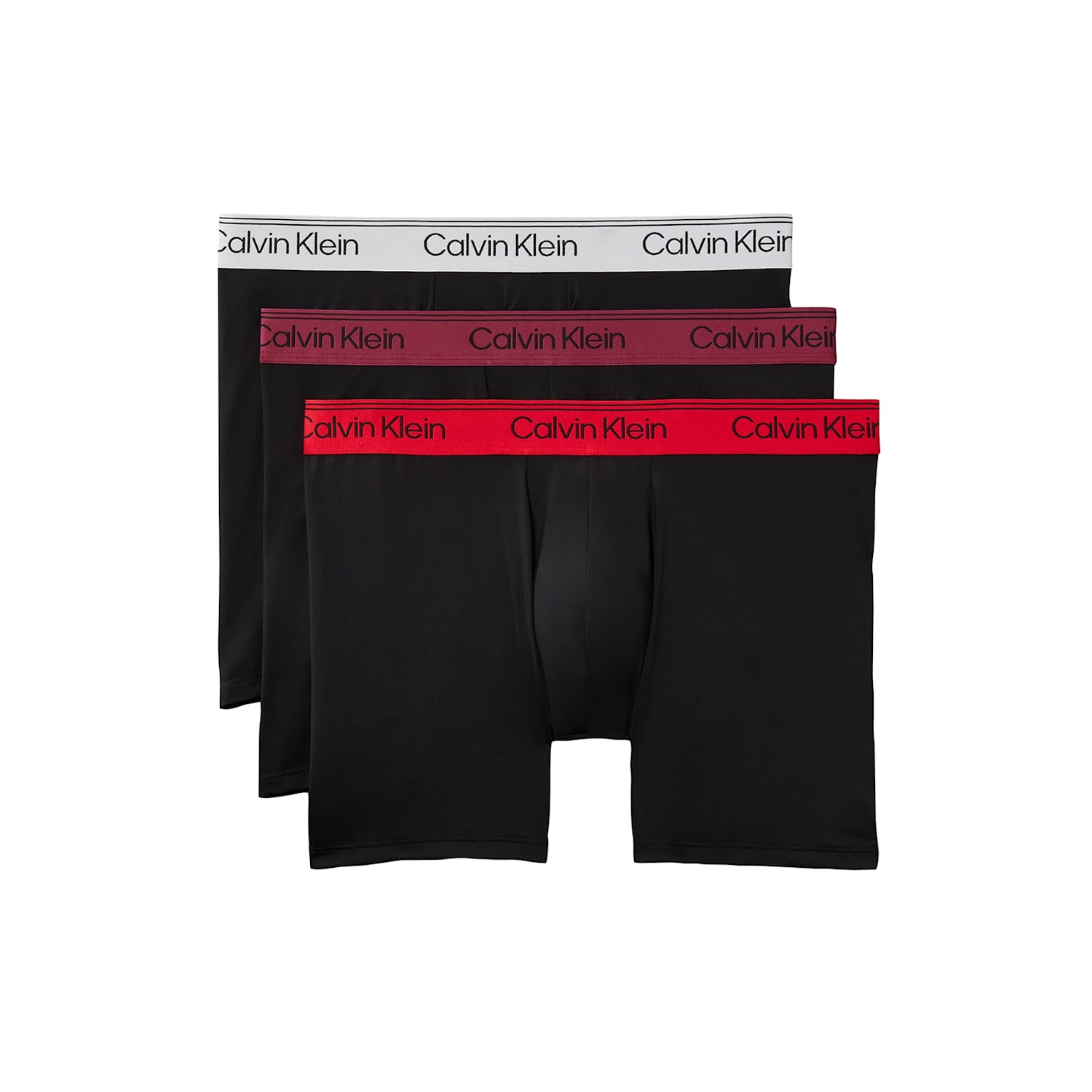 Calvin Klein Men's 3 Pack Microfibre Stretch Boxers - XL - Black Mix - Available at M&S
