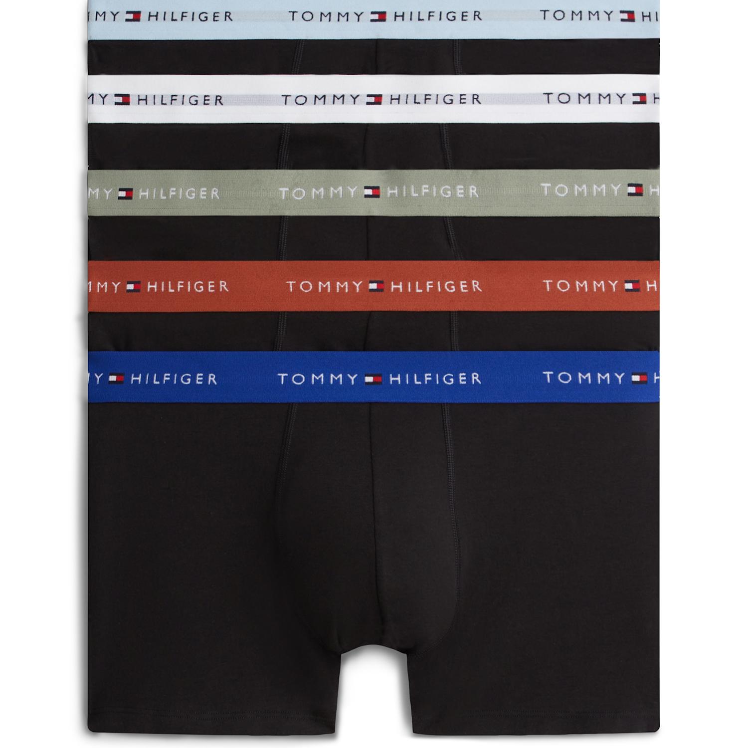 Tommy Hilfiger Men's 3 Pack Cotton Rich Logo Boxers - 2XL - Black Mix - Available at M&S
