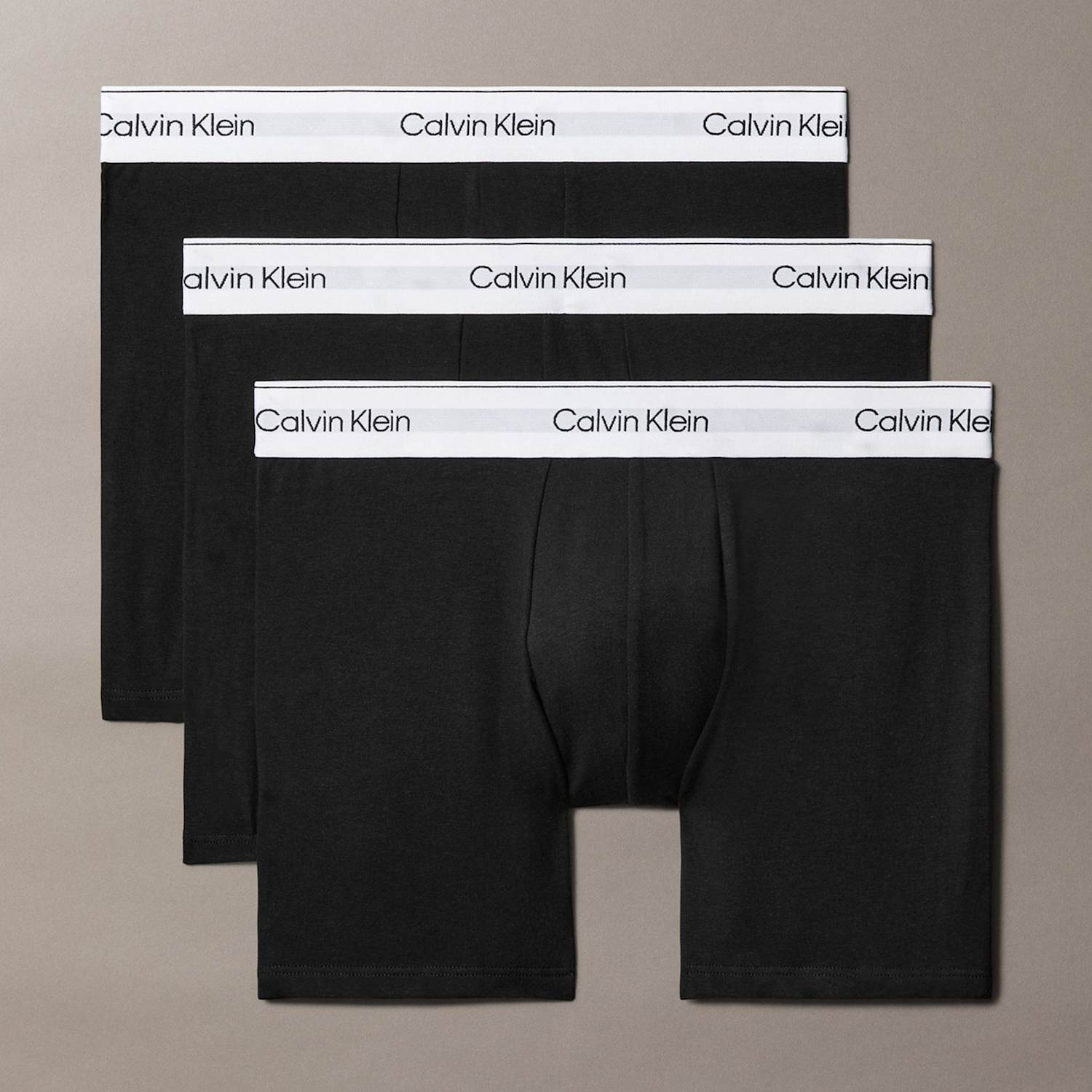 Calvin Klein Men's 3 Pack Icon Cotton Stretch Boxer Briefs - M - Black Mix - Available at M&S
