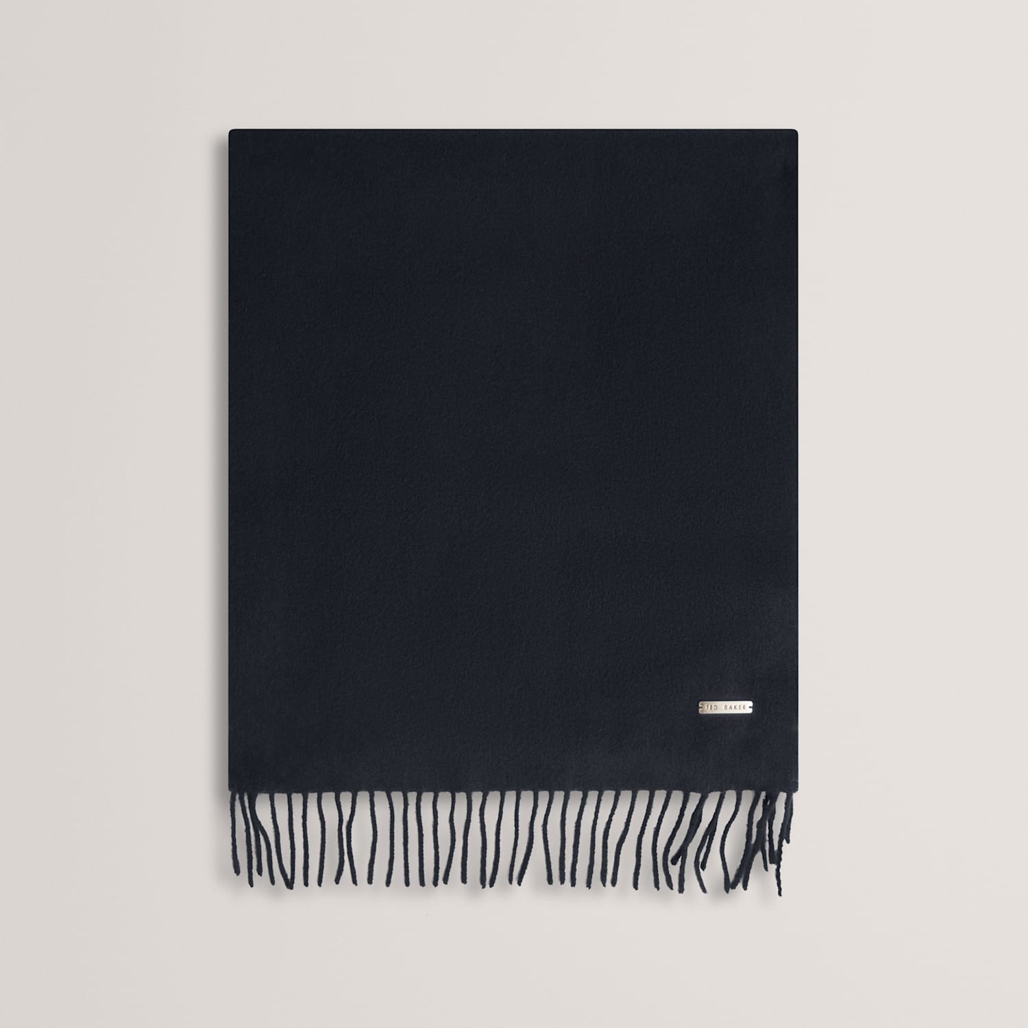 Ted Baker Men's Pure Wool Scarf - Navy - Available at M&S