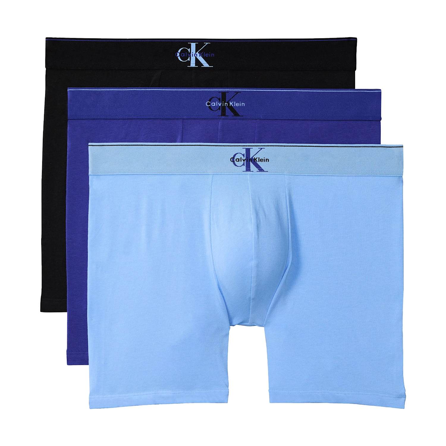 Calvin Klein Men's CK Archive 3 Pack Cotton Stretch Boxers - S - Black Mix - Available at M&S