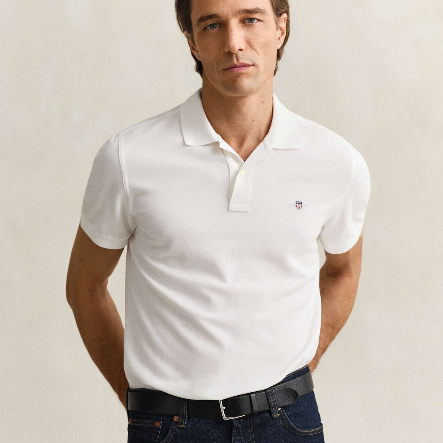 Gant Men's Pure Cotton Piqué Polo Shirt - 3XL - White - Available at M&S