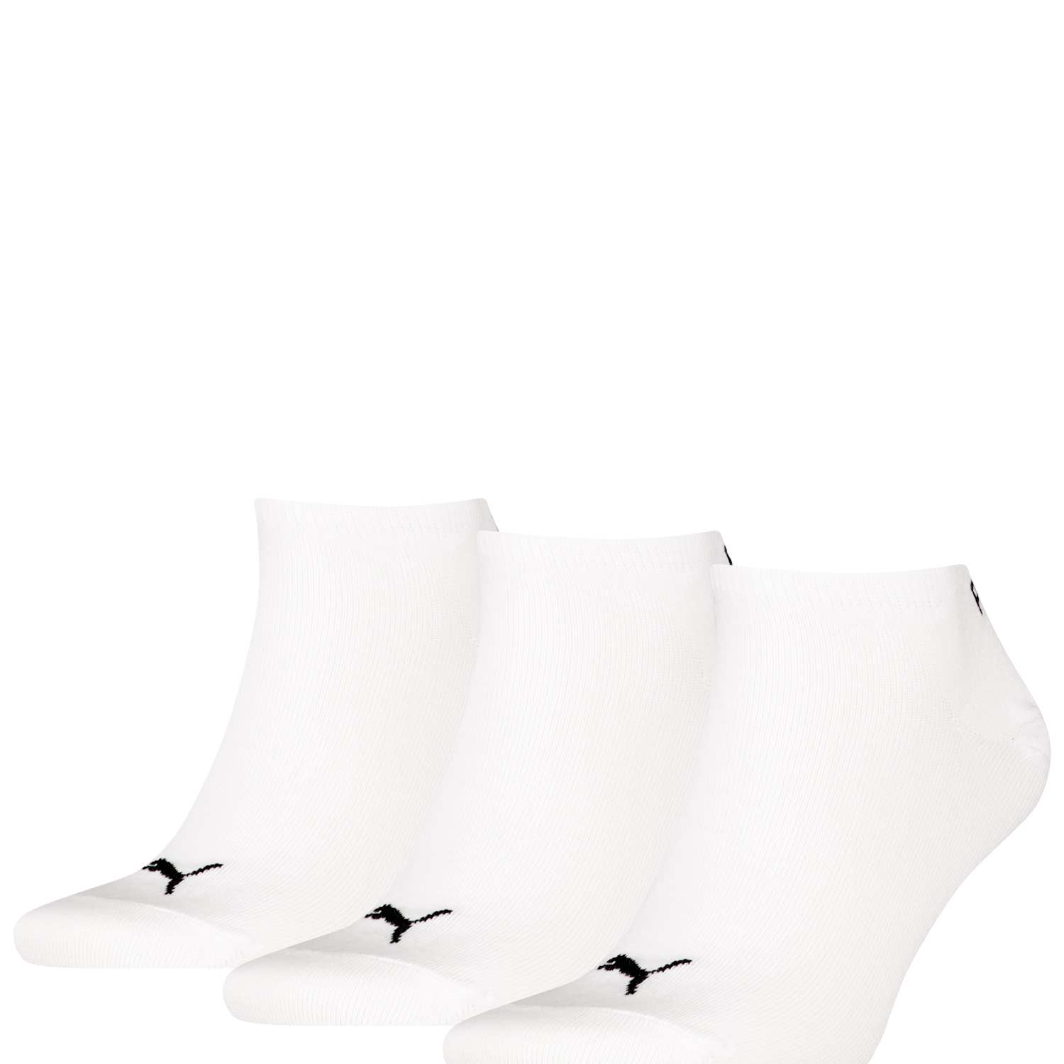 Puma Men's 3 Pack Sneaker Cotton Rich Trainer Socks - 2-5 - White