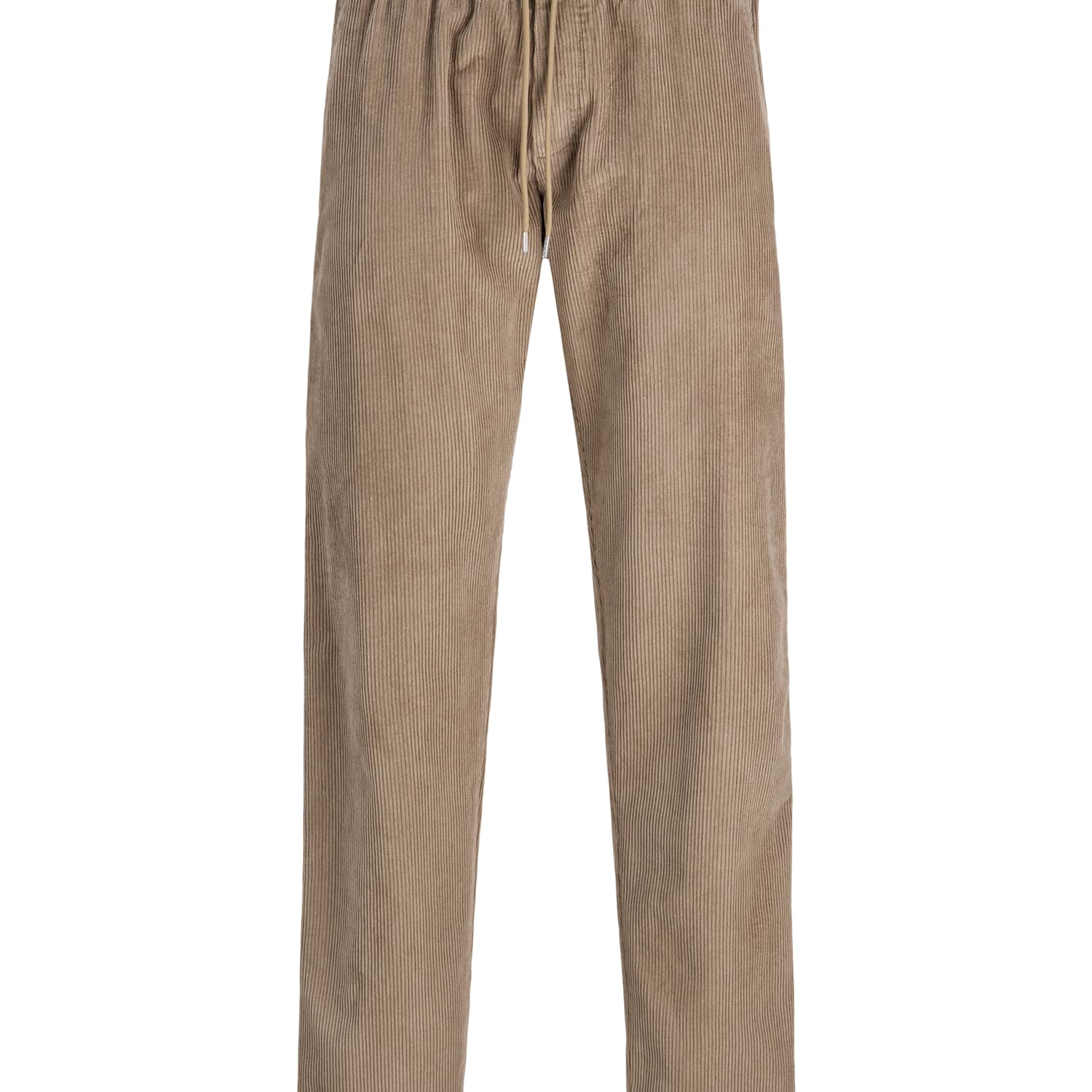 Jack & Jones Men's Elasticated Waist Pure Cotton Joggers - L - Cream - Available at M&S
