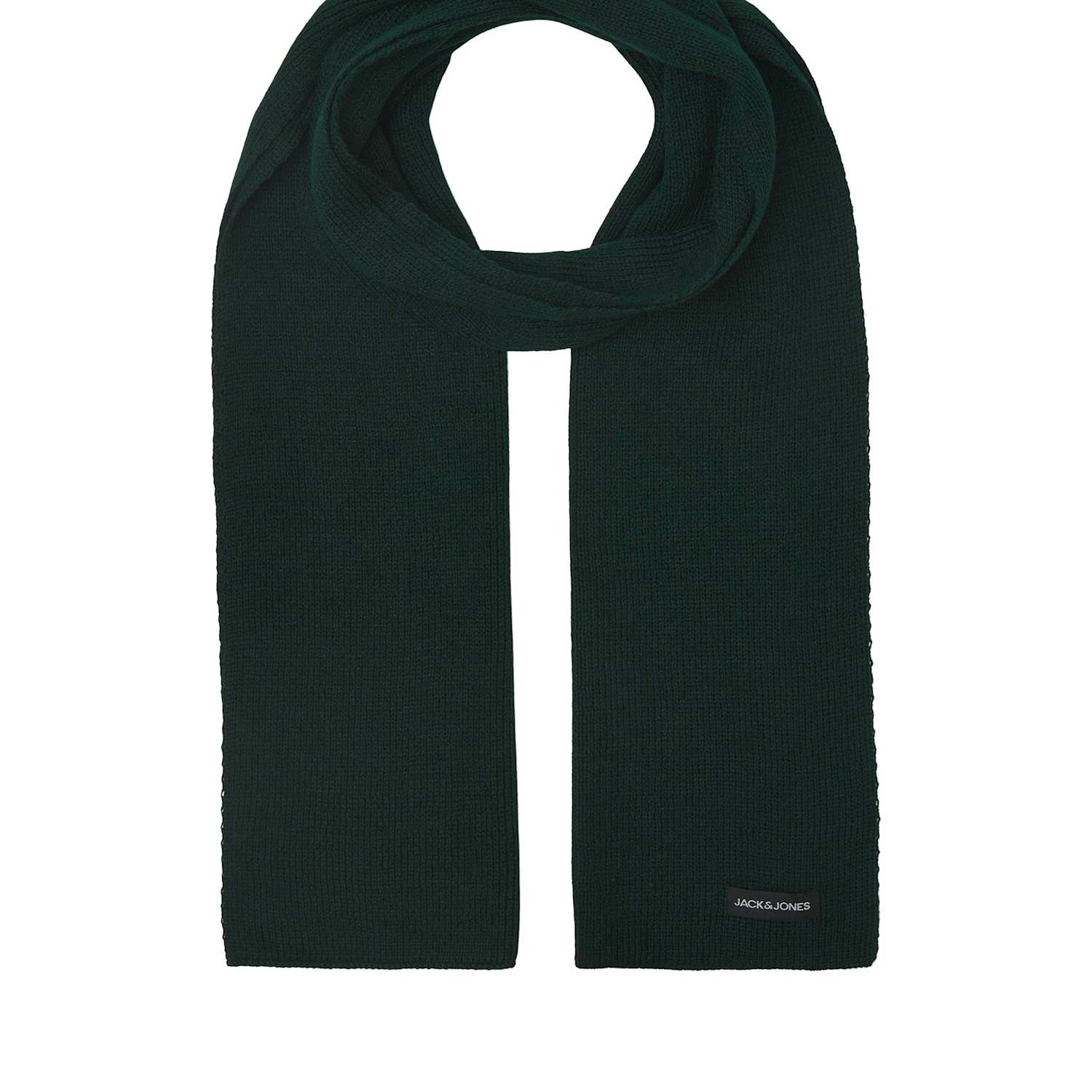 Jack & Jones Men's Knitted Scarf - Green - Available at M&S