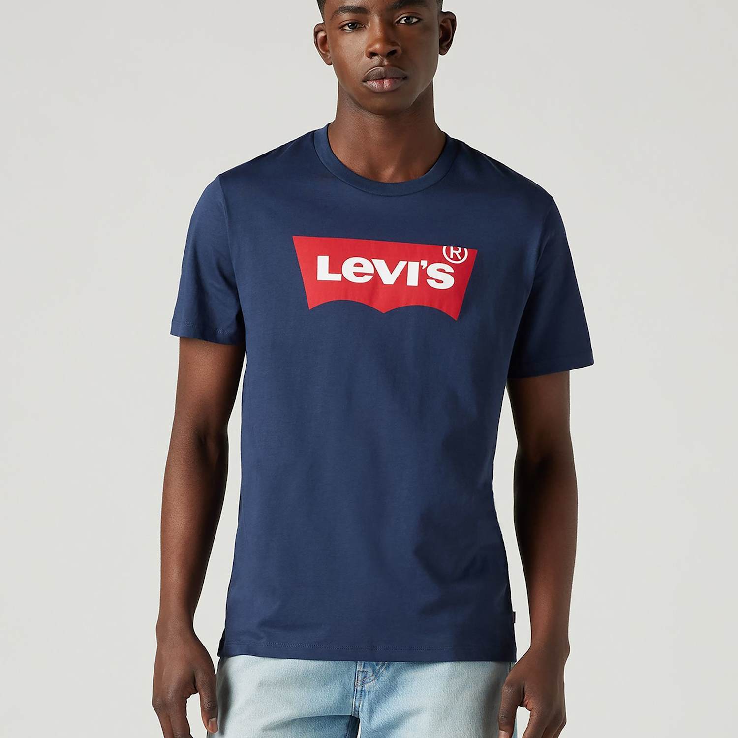 Levi's Men's Pure Cotton Logo T-Shirt - L - Navy Mix - Available at M&S