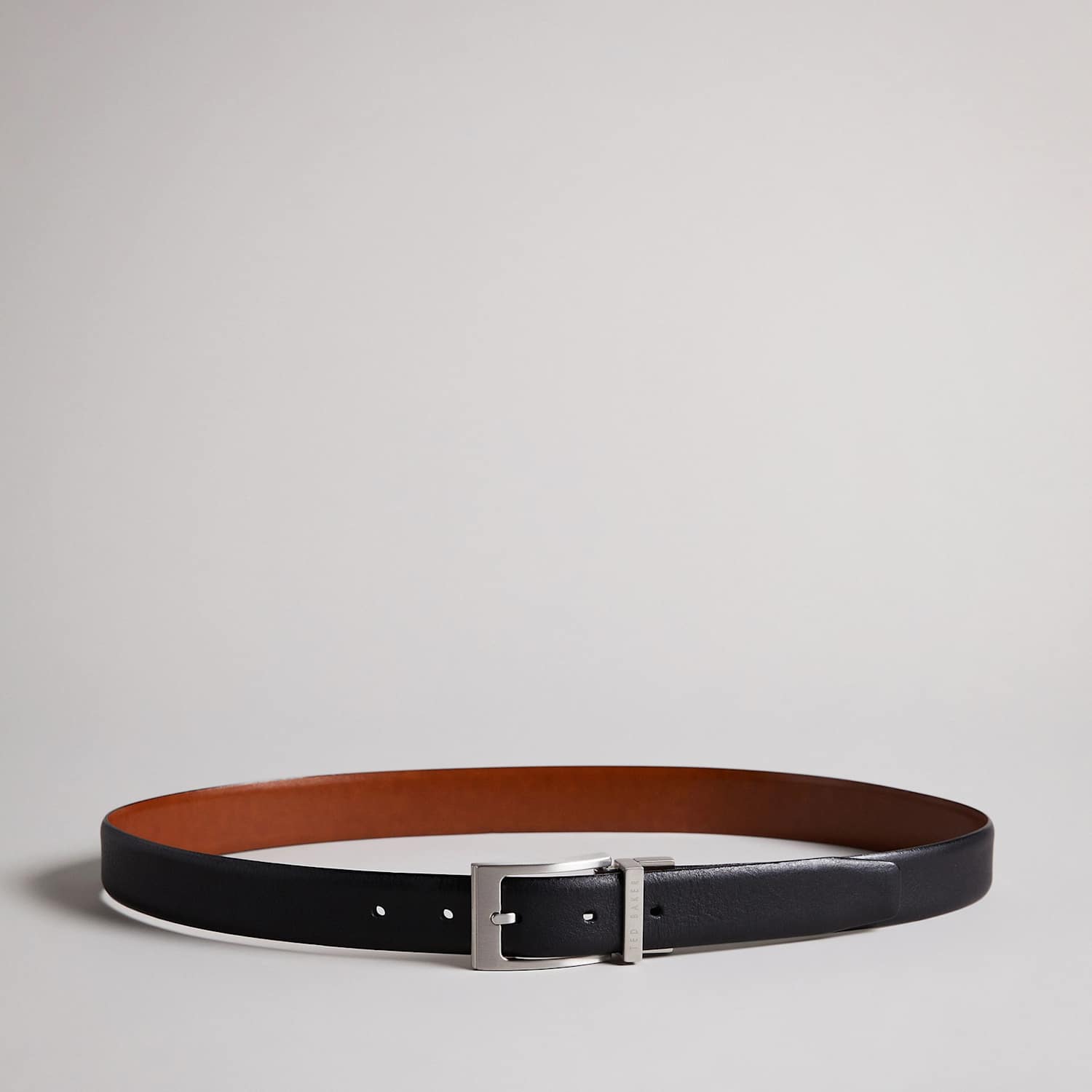 Ted Baker Men's Leather Reversible Belt - 34 - Black - Available at M&S