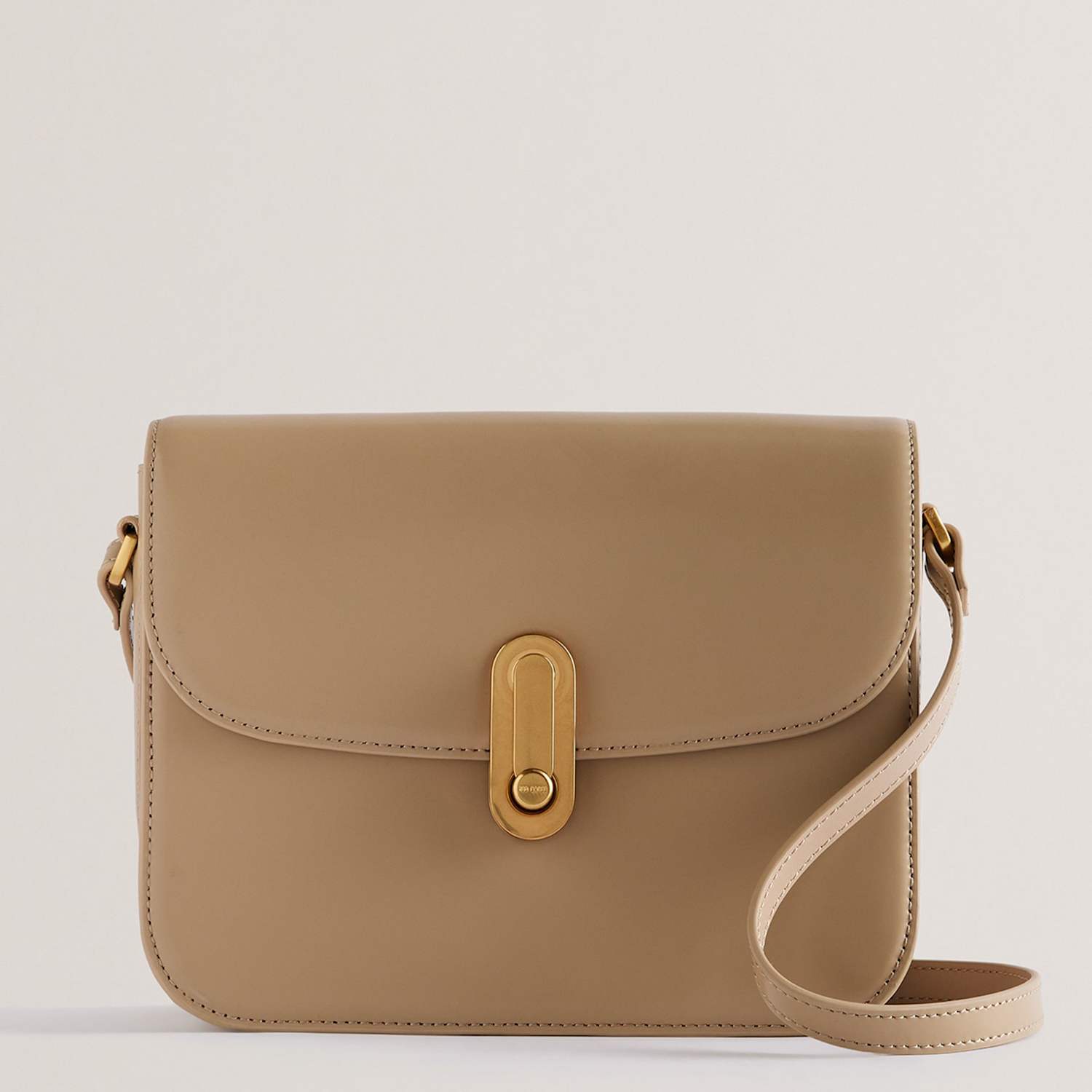 Ted Baker Women's Leather Cross Body Bag - Taupe - Available at M&S
