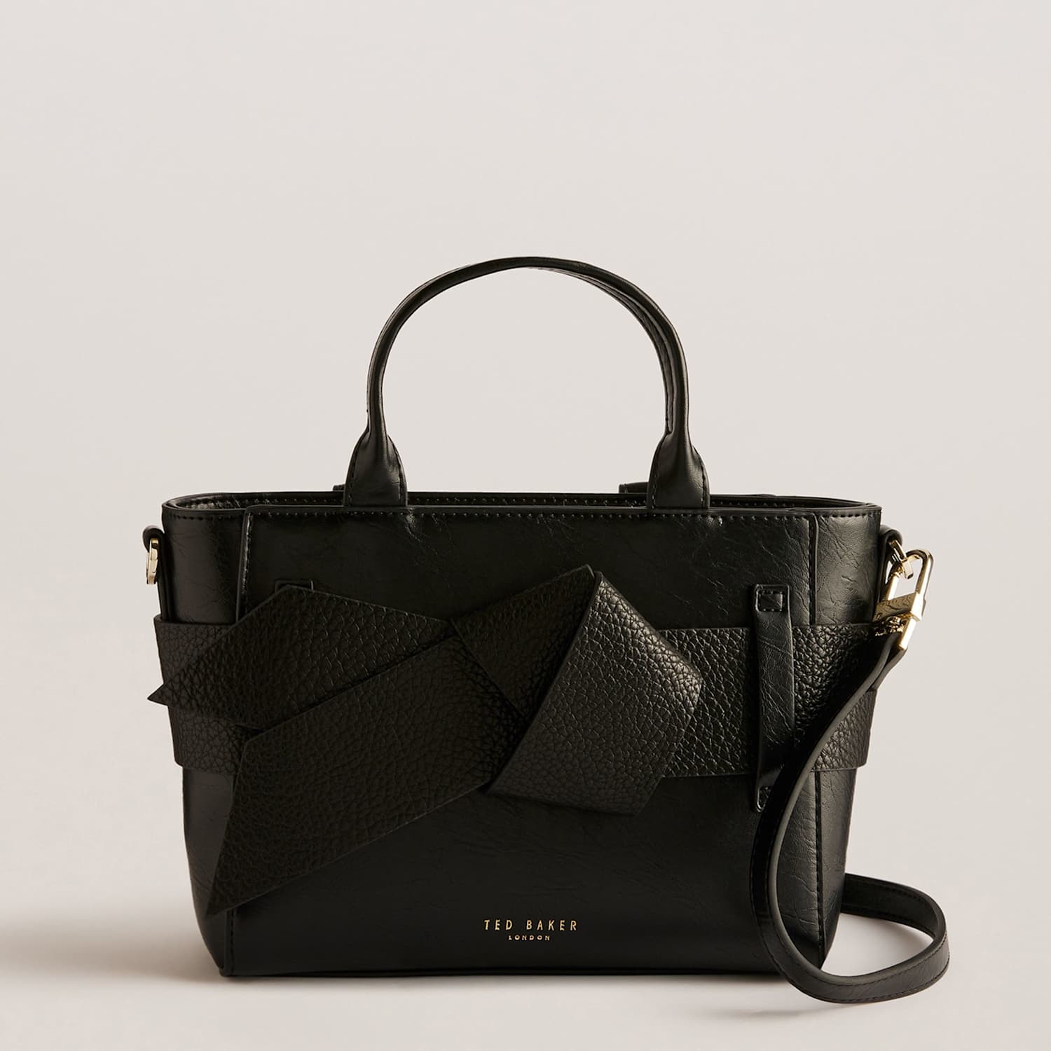 Ted Baker Women's Jimisie Bow Top Handle Mini Cross Body Bag - Black - Available at M&S