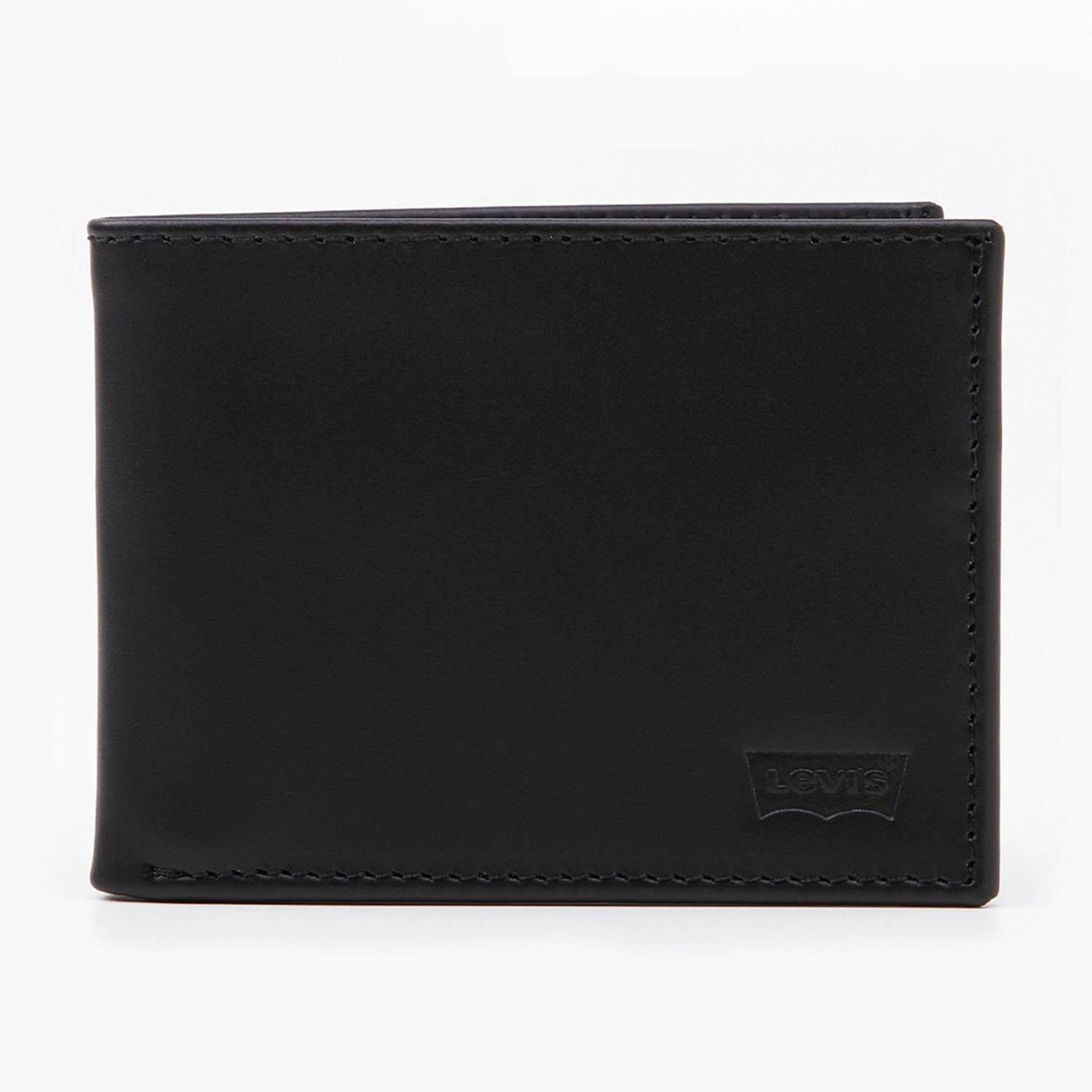 Levi's Men's Leather Bi-fold Wallet - Black - Available at M&S