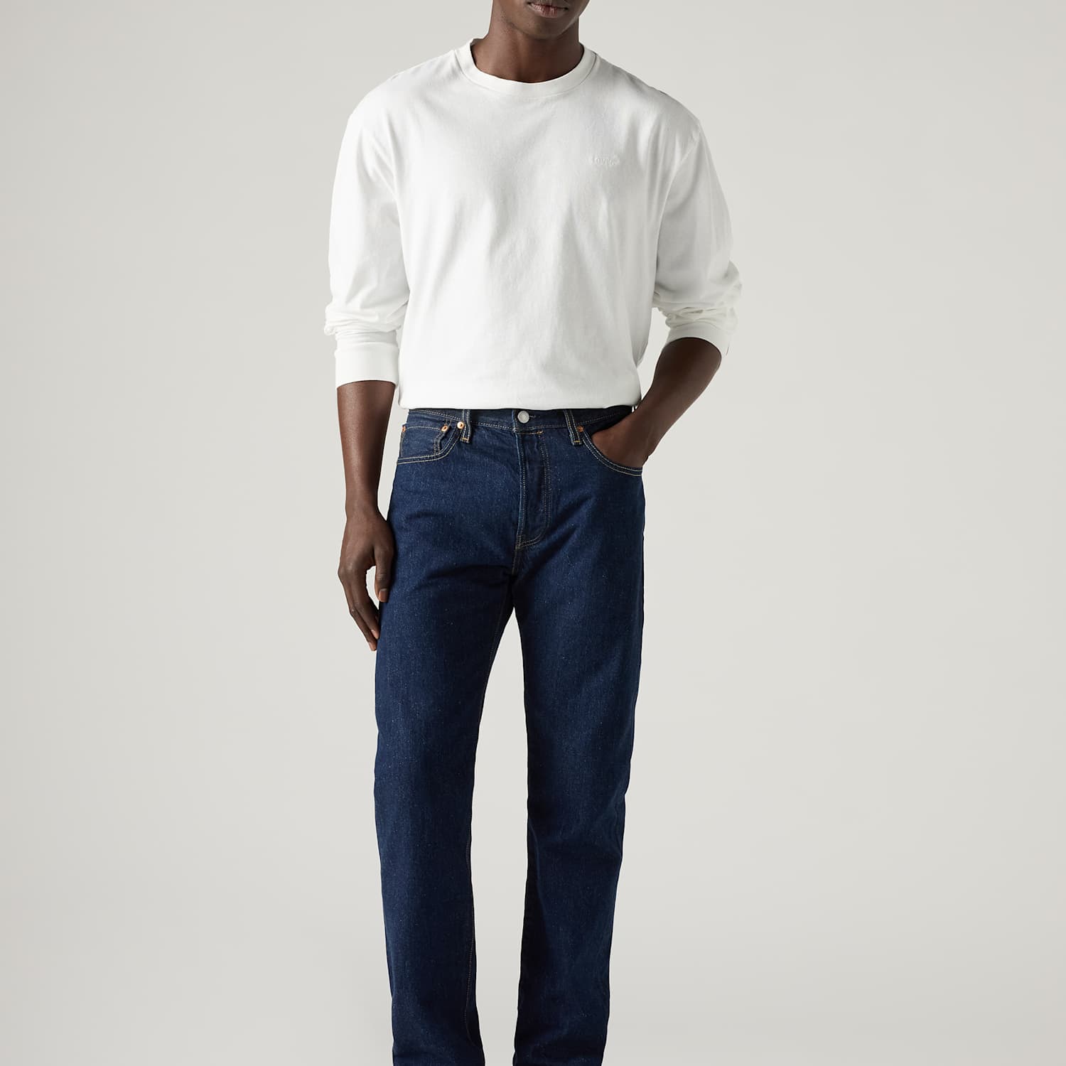Levi's Men's 501 Straight Fit Jeans - 34/30in - Dark Blue - Available at M&S