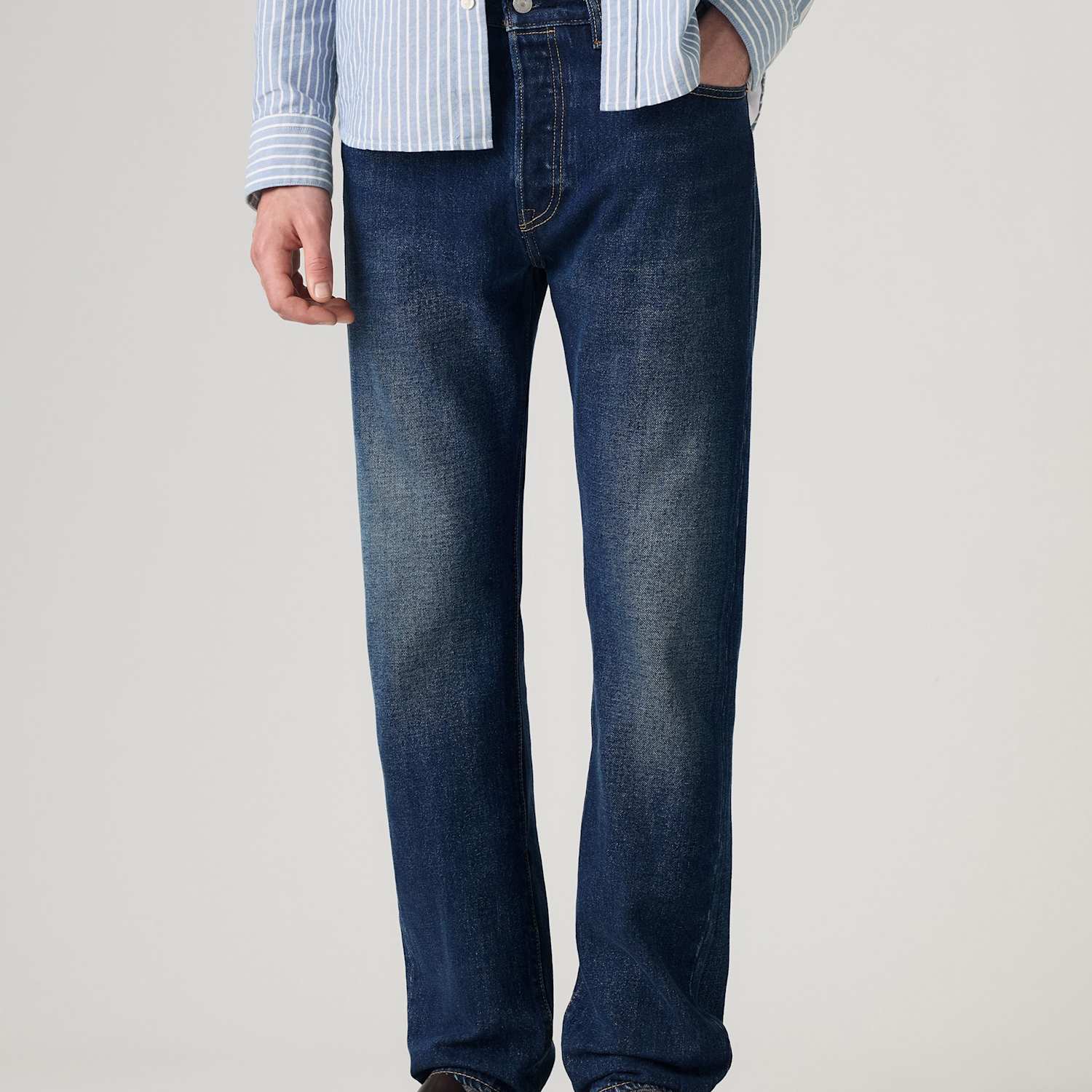 Levi's Men's 501 Straight Fit Jeans - 34 - Indigo - Available at M&S