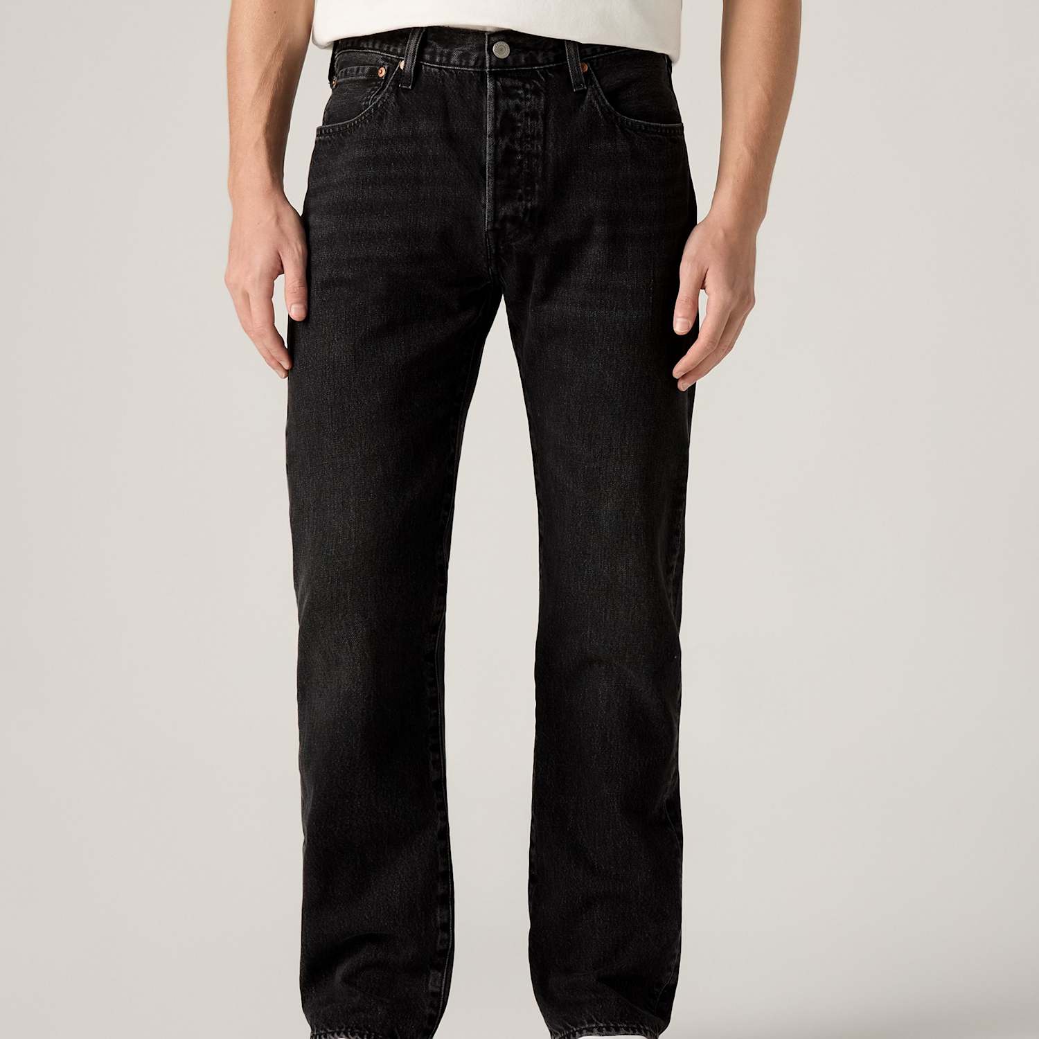 Levi's Men's 501 Straight Fit Jeans - 34/30in - Black - Available at M&S