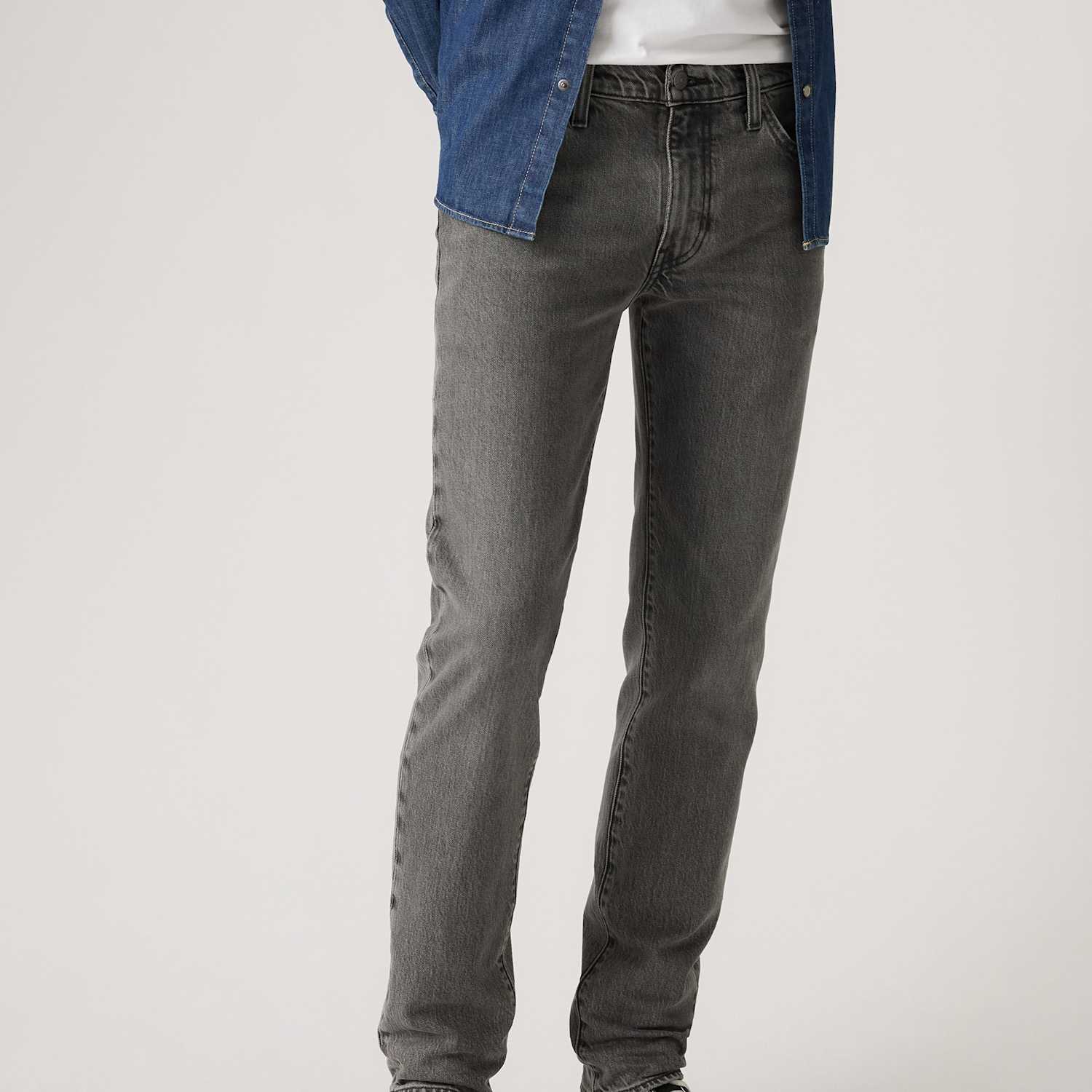 Levi's Men's 511 Slim Fit 5 Pocket Jeans - 34/30in - Grey - Available at M&S