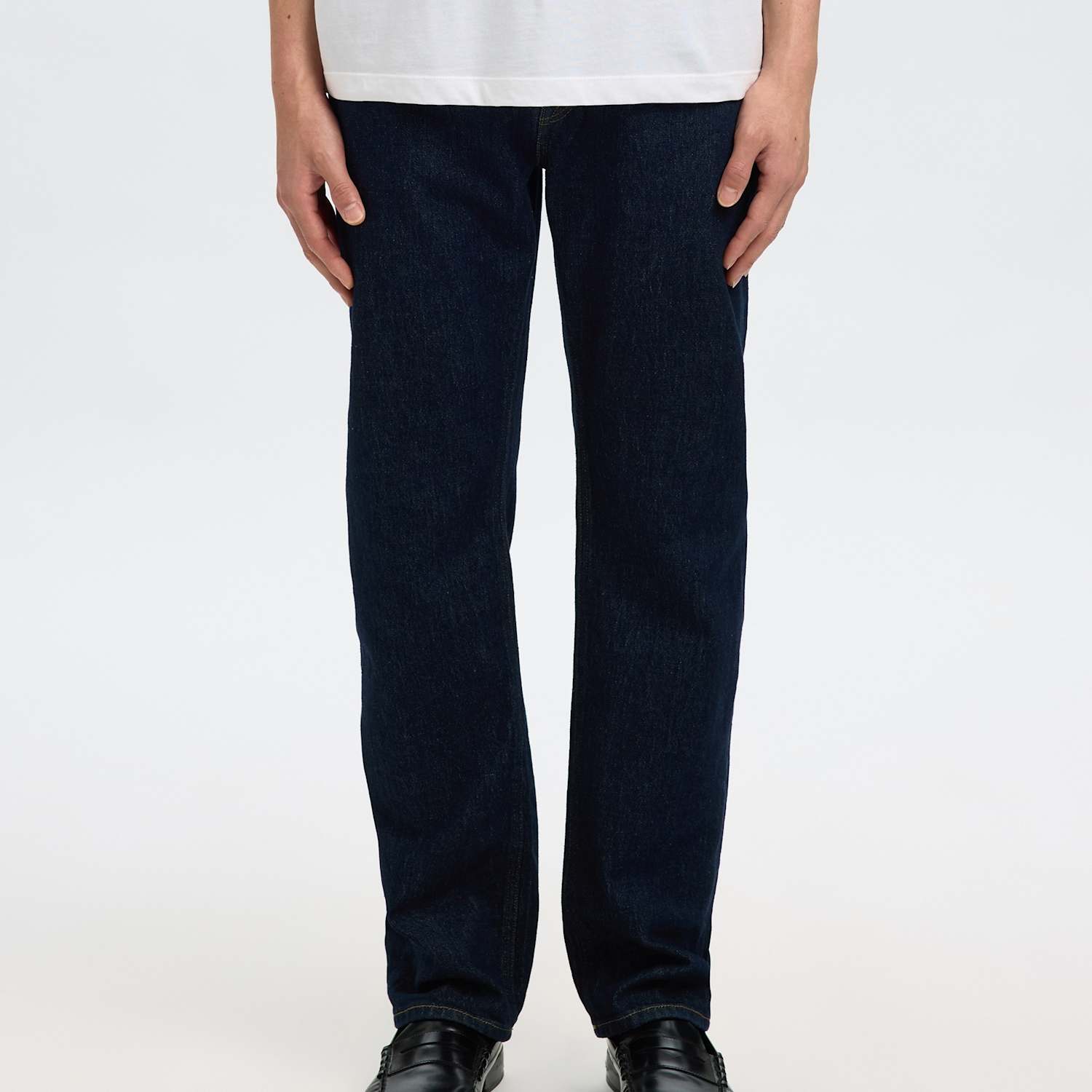 Selected Men's Regular Fit 5 Pocket Jeans - 36 - Blue - Available at M&S