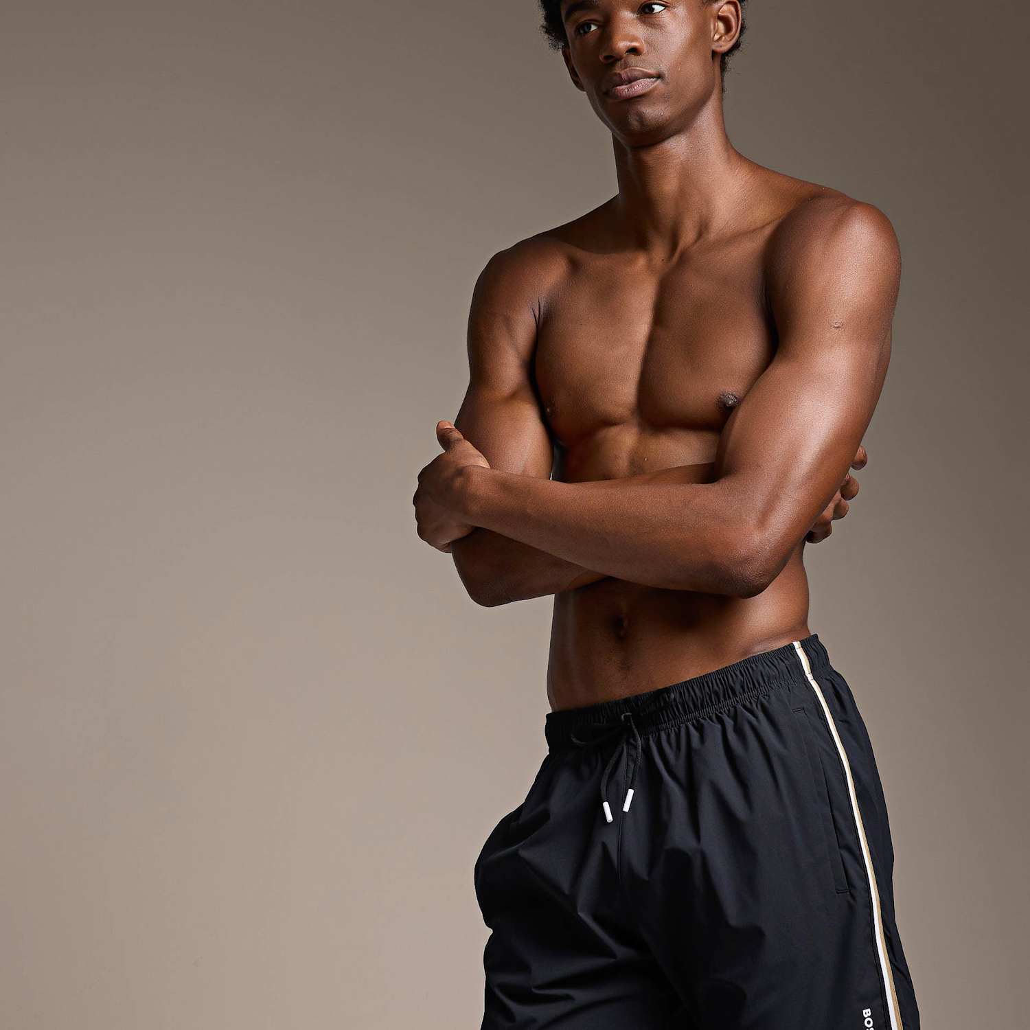 Boss Men's Iconic Swim Shorts - S - Black - Available at M&S