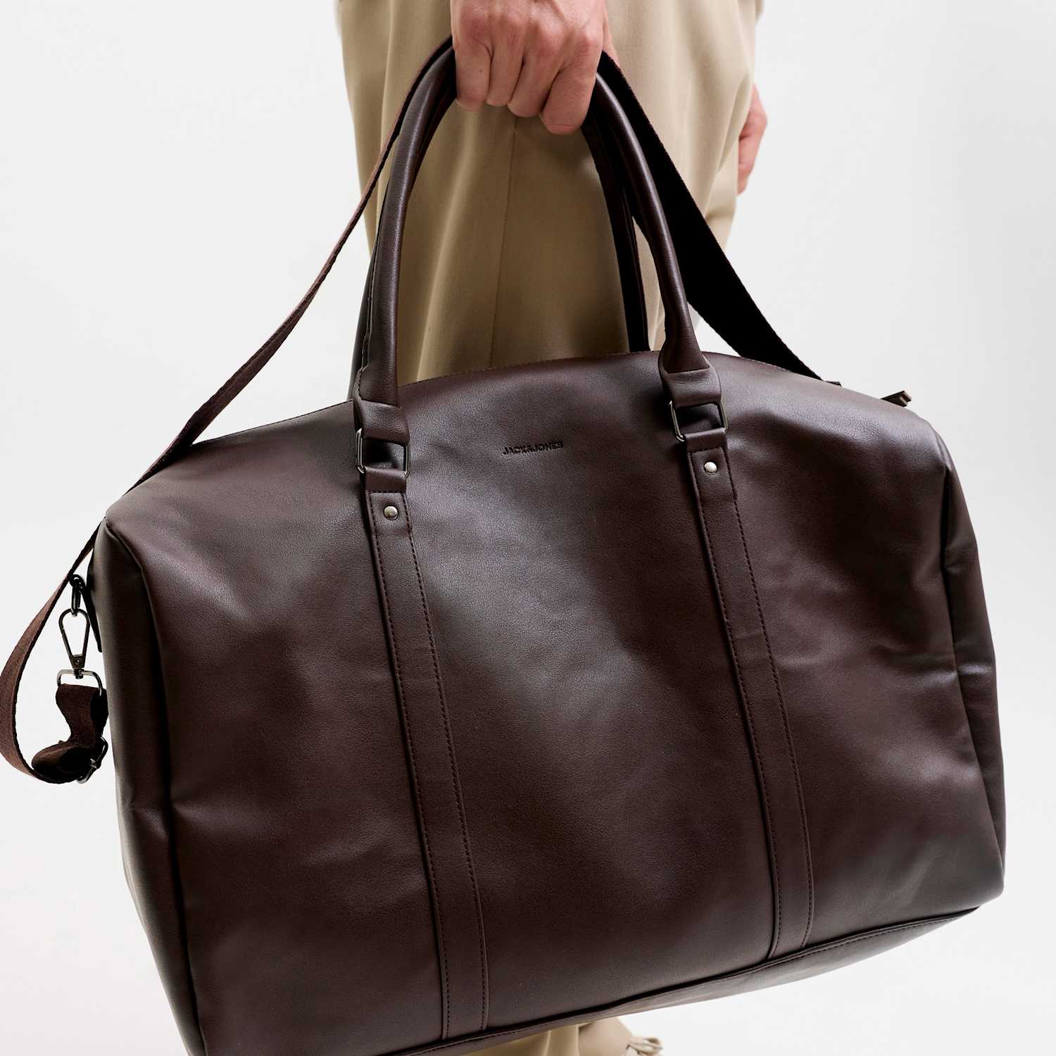 Jack & Jones Men's Weekend Bag - Brown - Available at M&S
