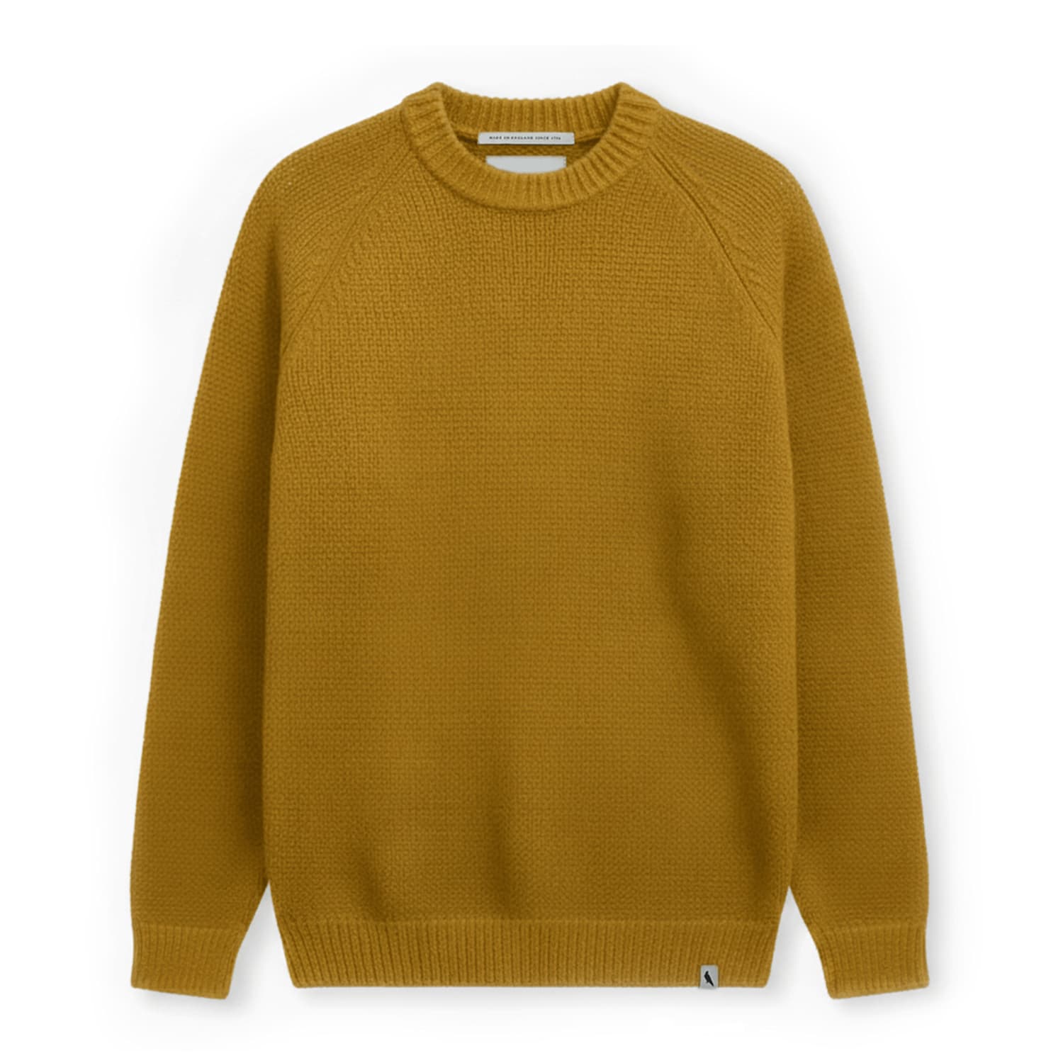 Peregrine Men's Pure Wool Crew Neck Jumper - L - Camel - Available at M&S
