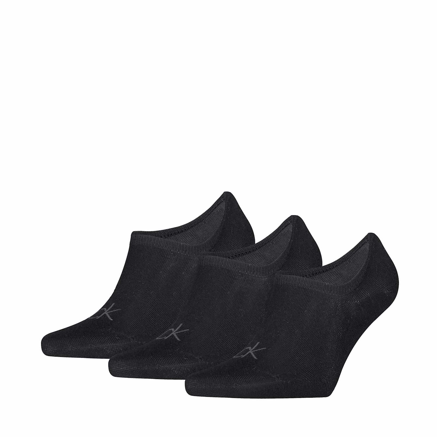 Calvin Klein Men's 3 Pack Cotton Rich Trainer Socks - 6-8 - Black - Available at M&S